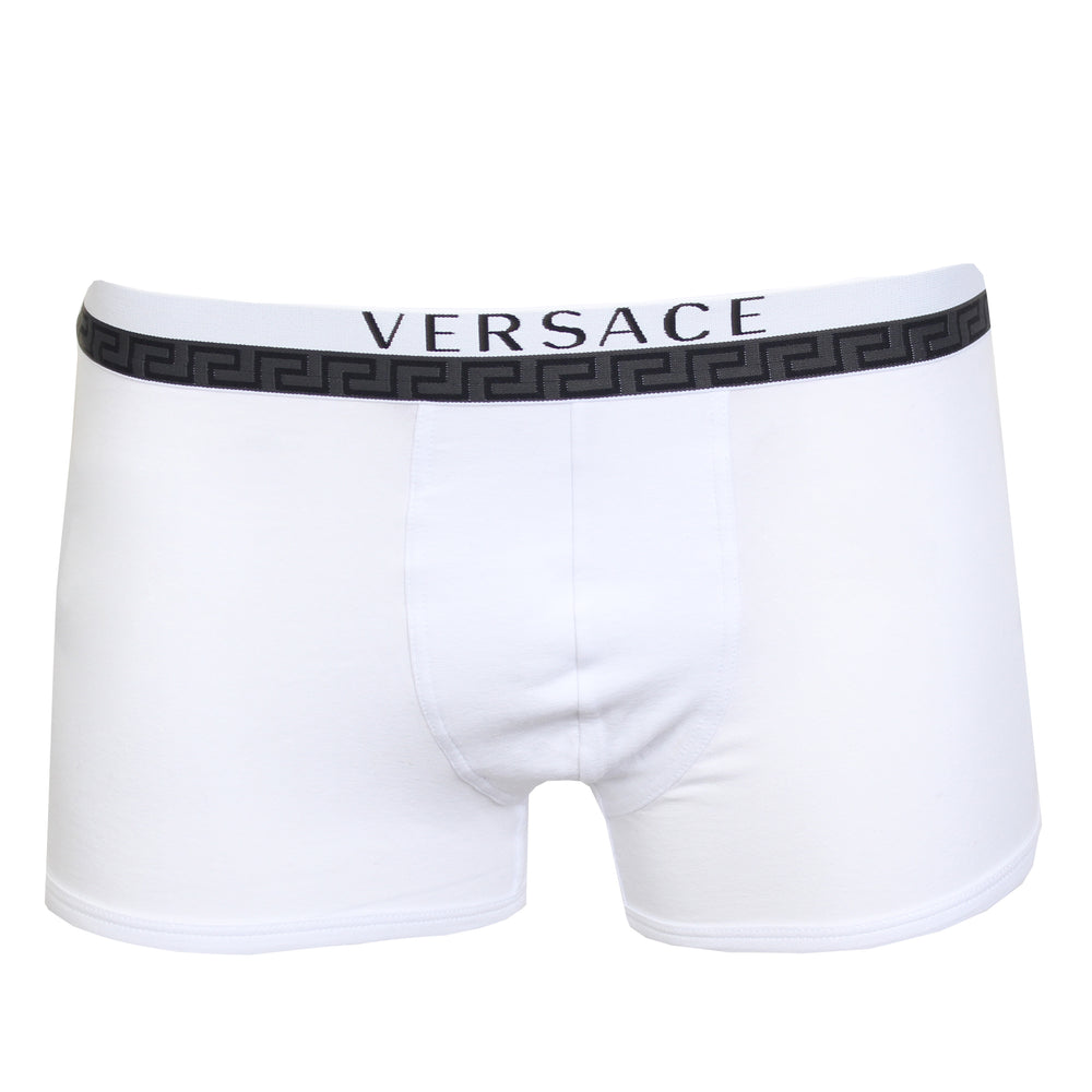 Men's Low Rise Trunk with Greek Border and Logo