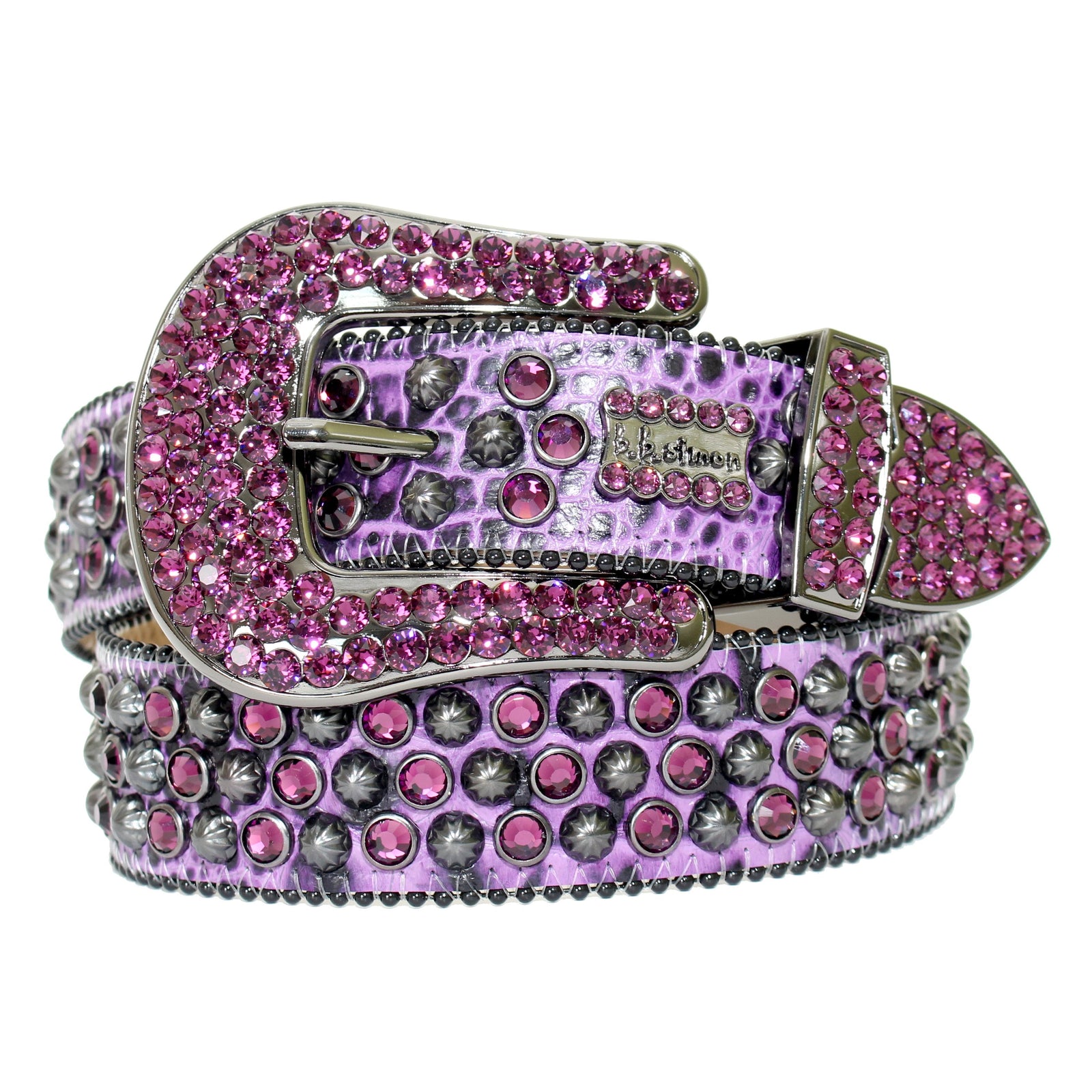 B.B Simon Belt-Purple