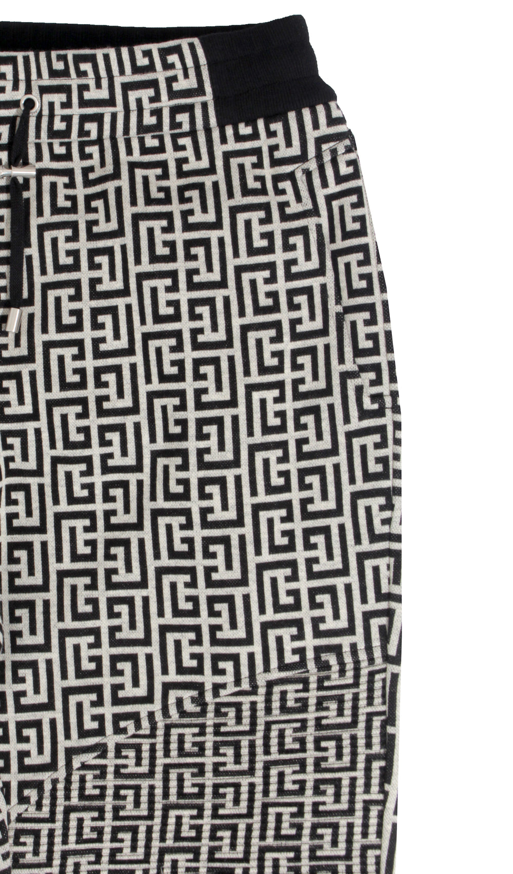 Printed Ribbed Bottoms - Grey