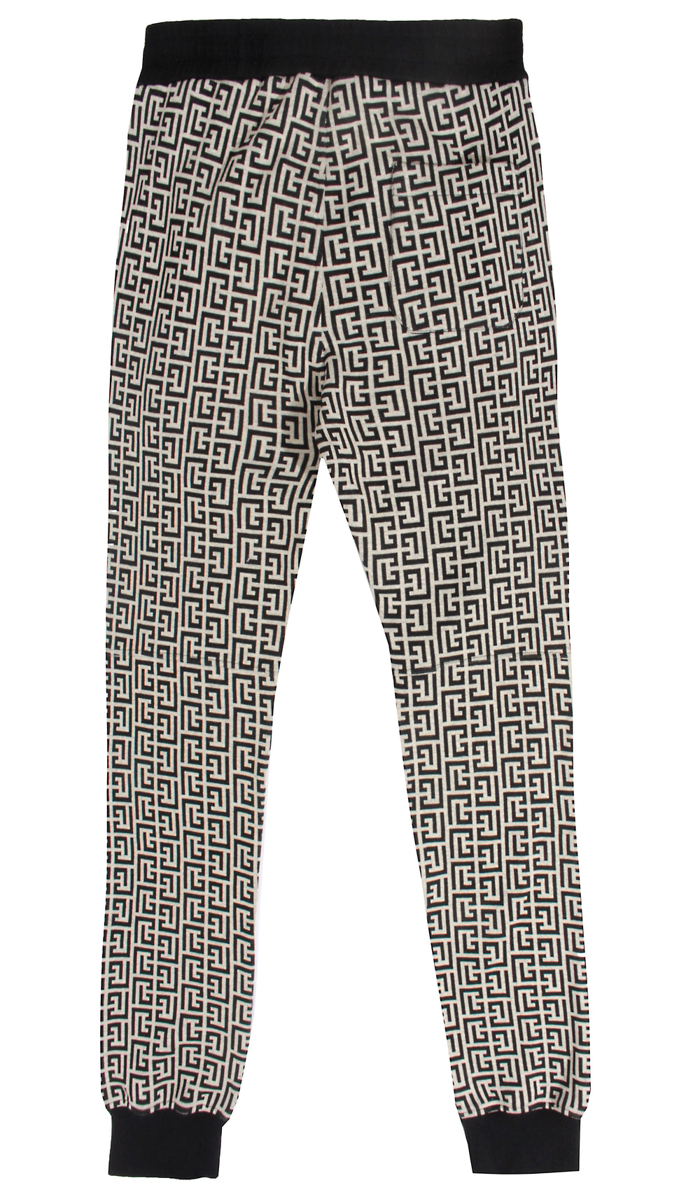 Printed Ribbed Bottoms - Grey