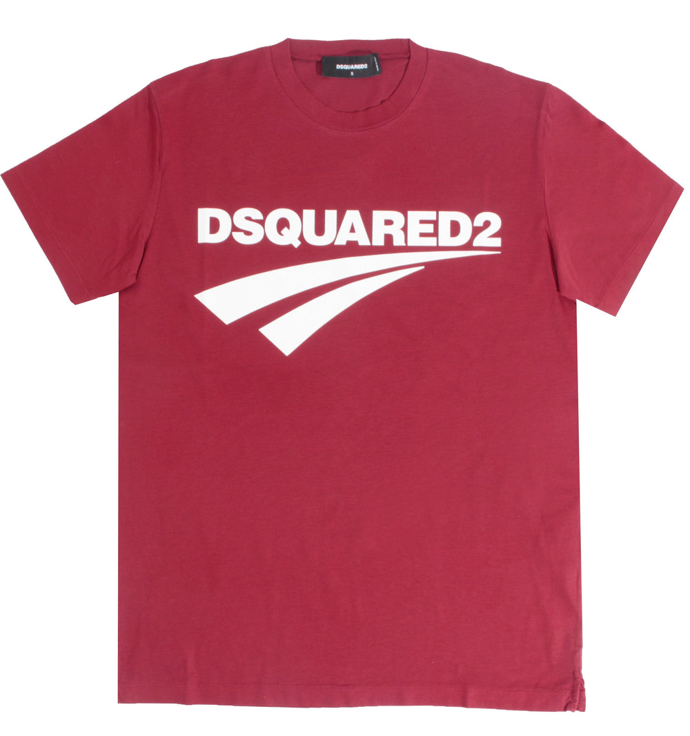 DSQUARED2 Dsquared Graphic Tee - Burgundy – view 1 of 2