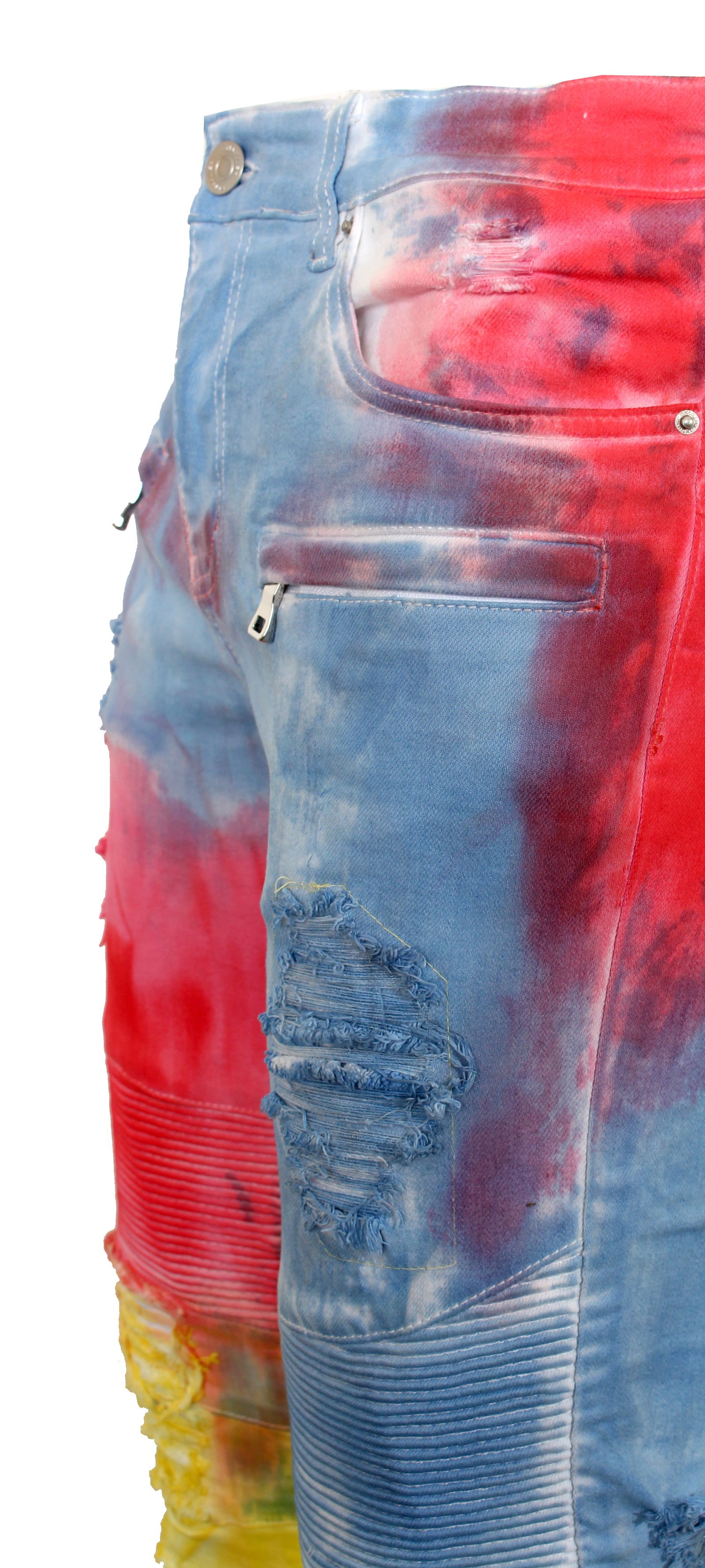 Embellish Men's Bazley Denim in bubble gum – view 4 of 4