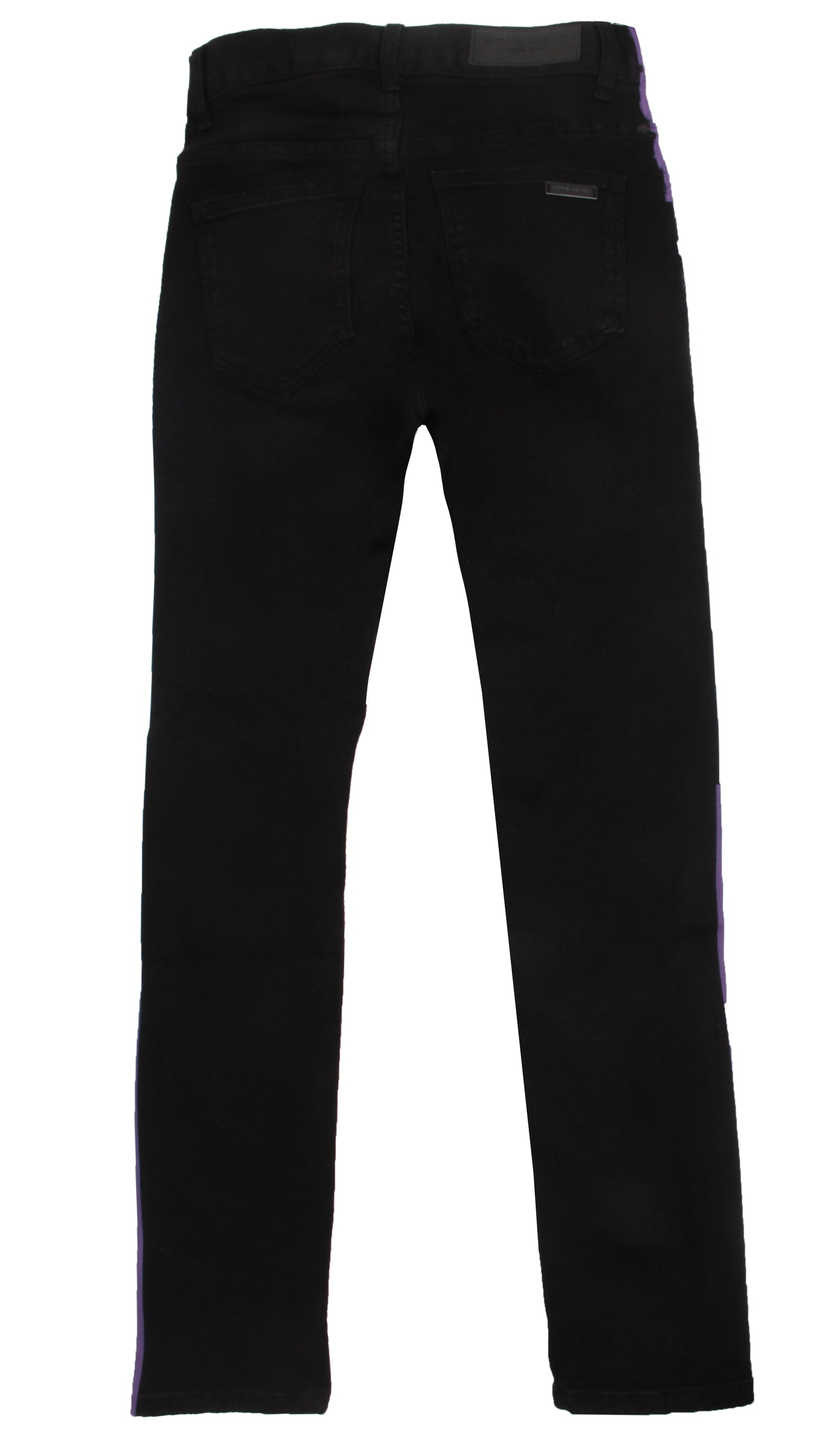 Homme + Femme Striped Denim Black W/ Purple – view 2 of 2