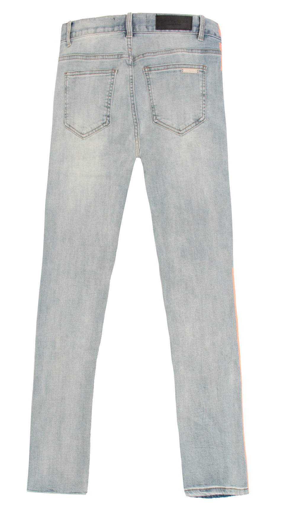 Homme + Femme Striped Denim in blue with powder pink – view 2 of 2
