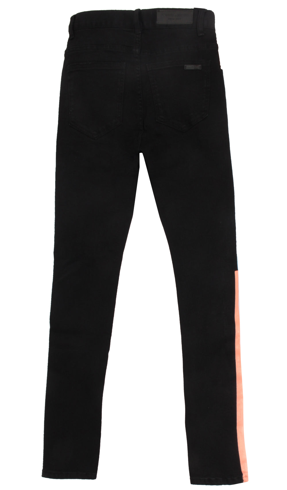 Homme + Femme Striped Denim Black w/ Powder Pink in black with powder pink stripe – view 2 of 2