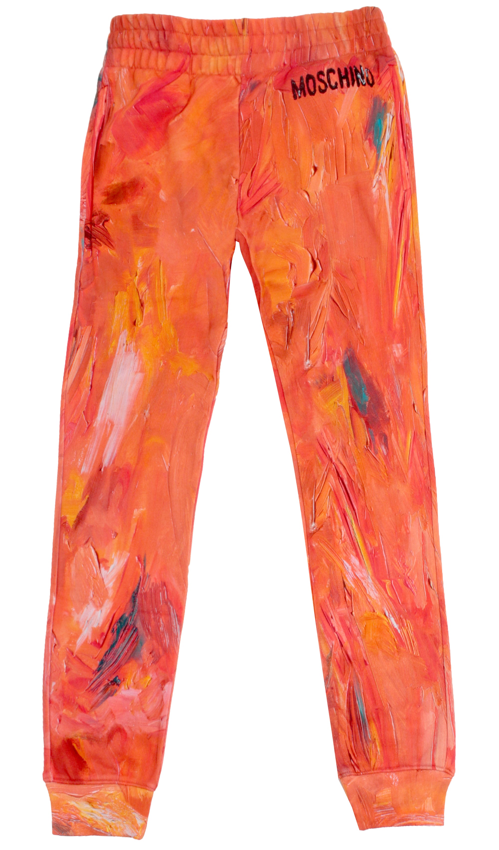 Moschino Painted Jogger - Orange