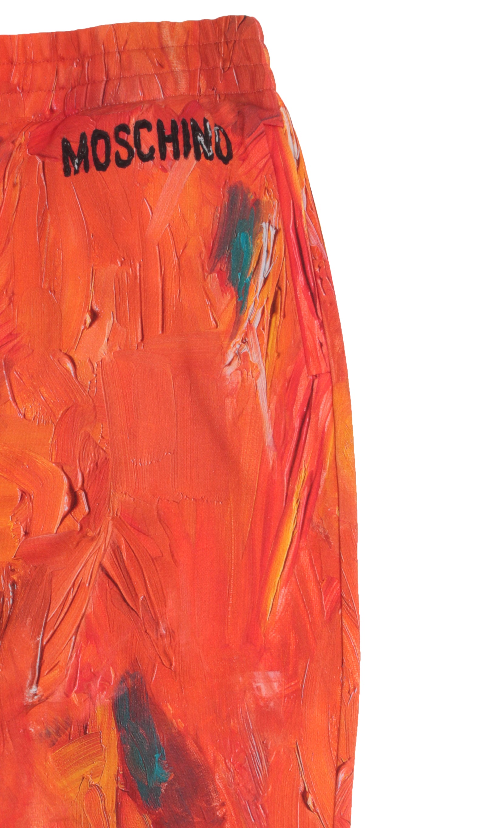 Moschino Painted Jogger - Orange