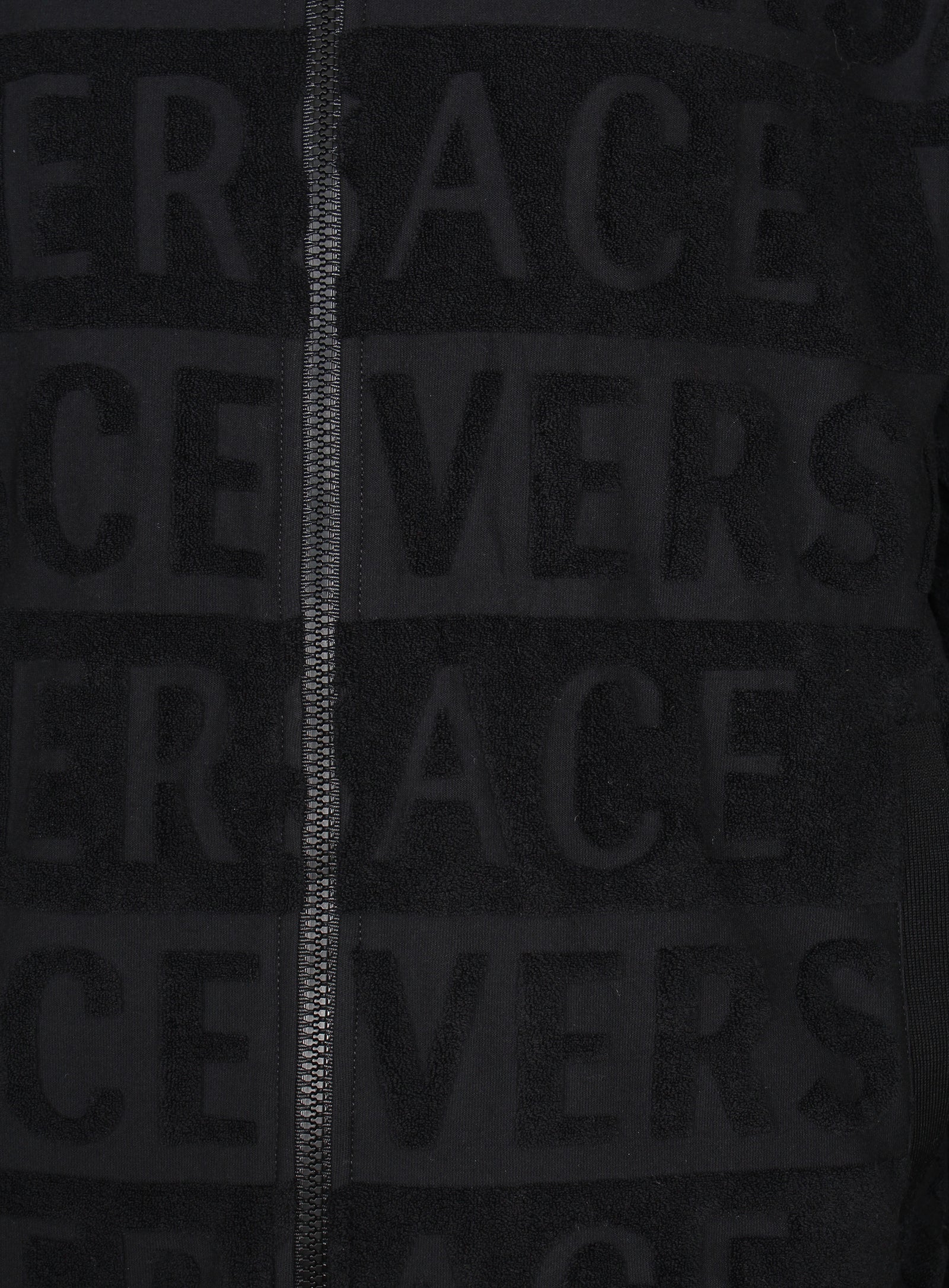 Versace men's all over logo track jacket with white trim — alternate view 2