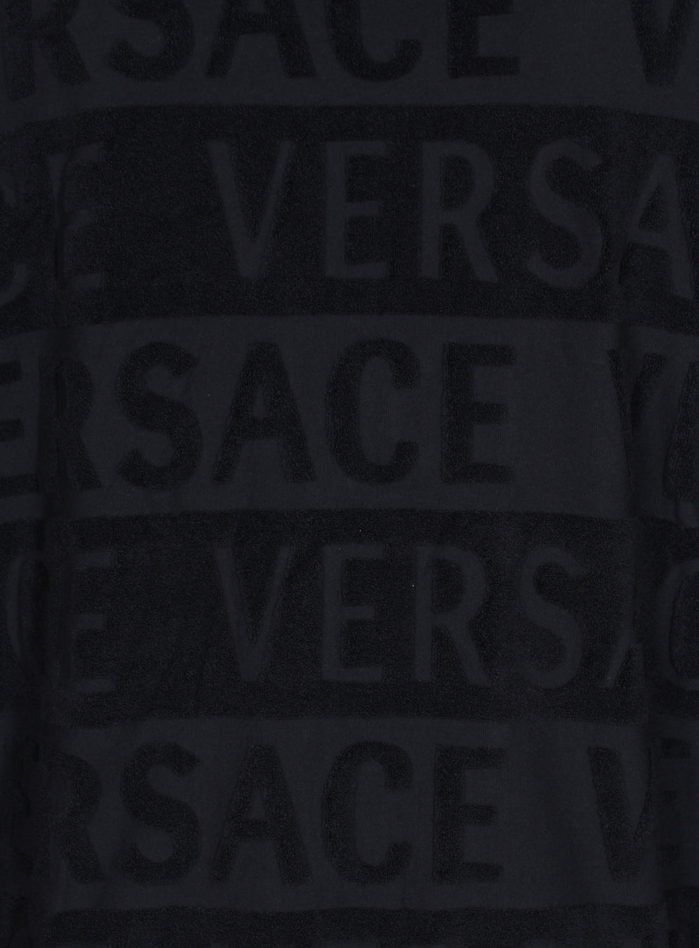 Versace men's all over logo track jacket with white trim — alternate view 3