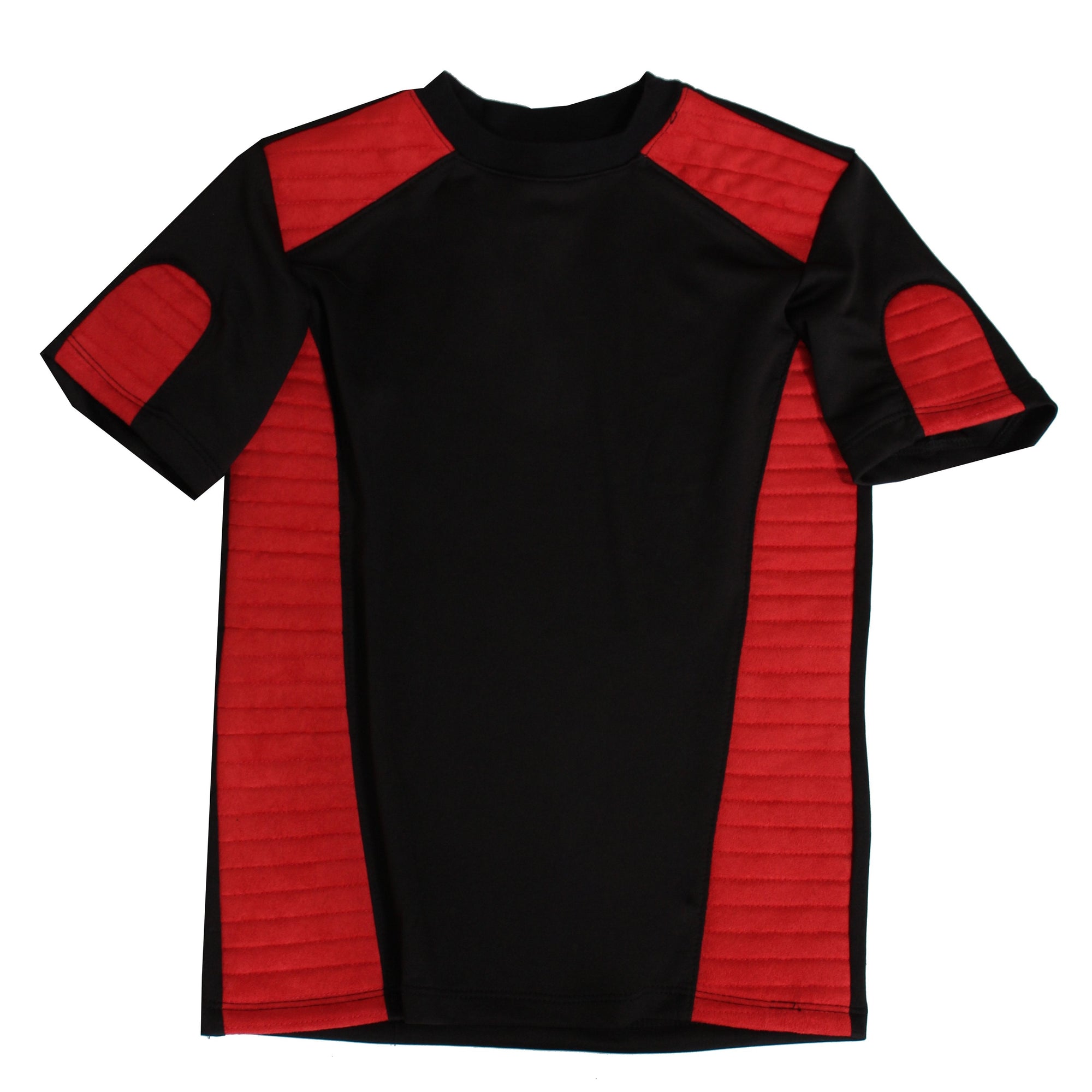 Kids Short Sleeve Star Status-Black and Red