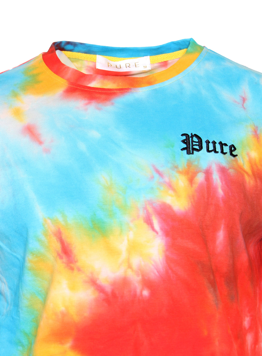 Men's Pure Tie Dye Tee Shirt in multi – view 5 of 5