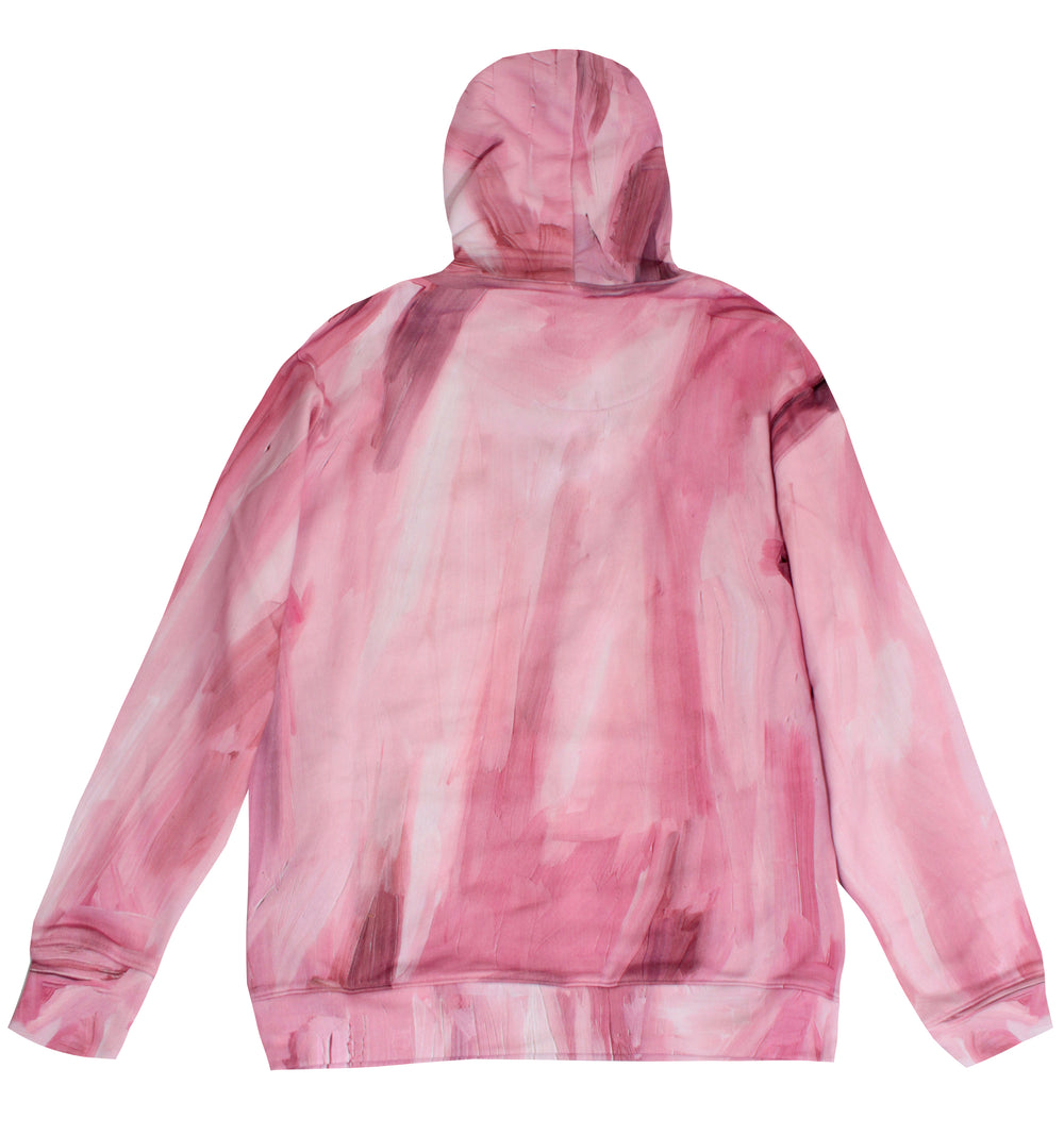 Moschino Marbled Pullover Hoodie in pink – view 2 of 2