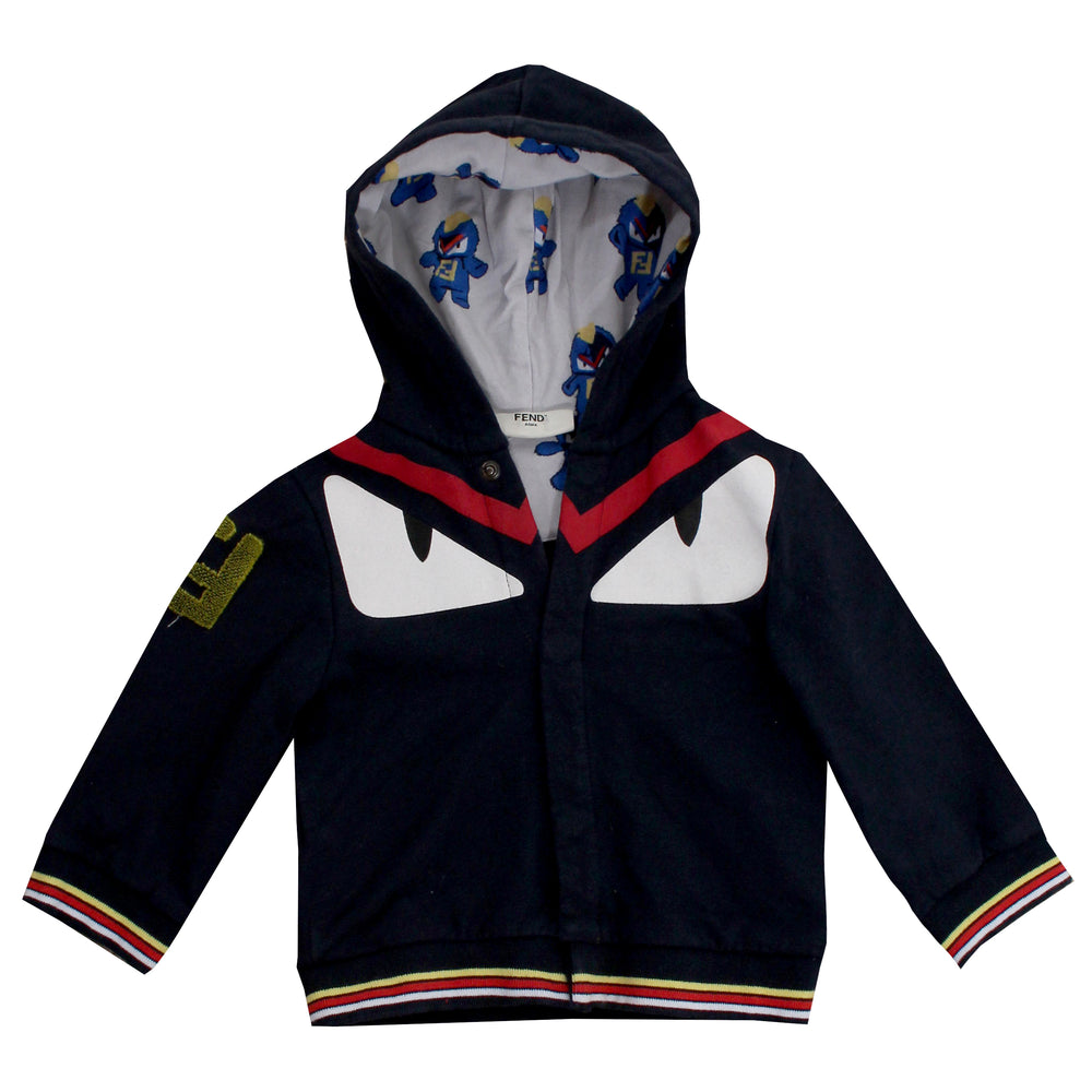 Fendi Baby Boy Button up Sweat Top Hoodie