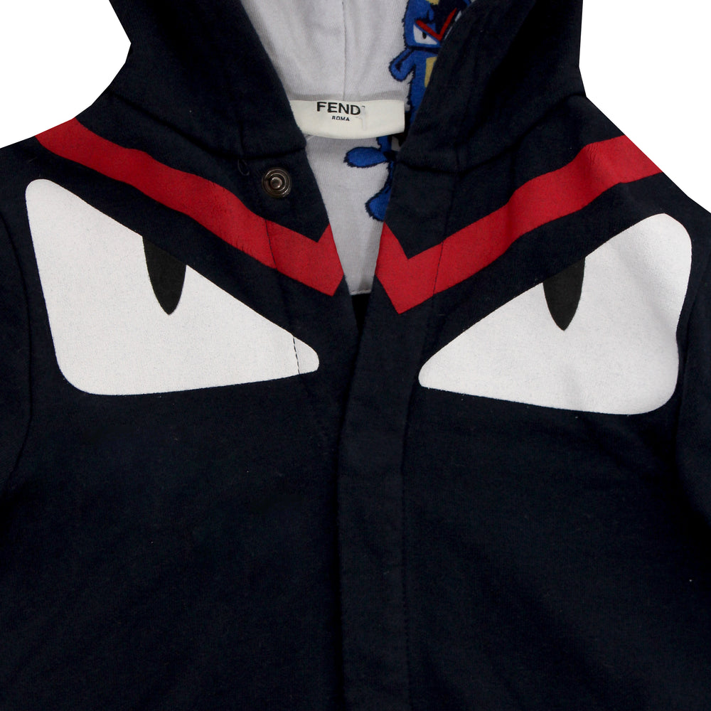 Fendi Baby Boy Button up Sweat Top Hoodie