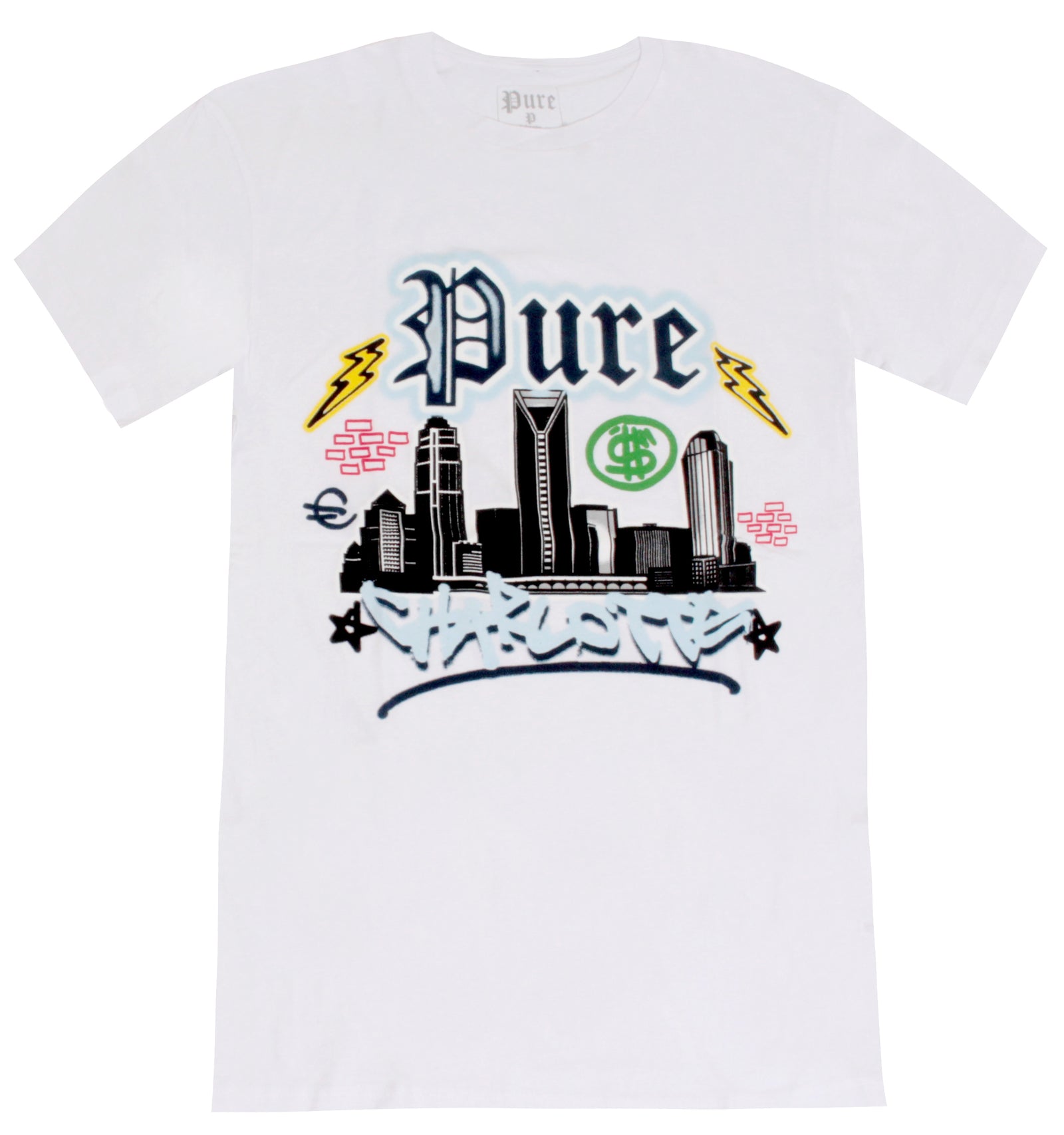 Pure Charlotte Airbrush Tee in white – view 1 of 1