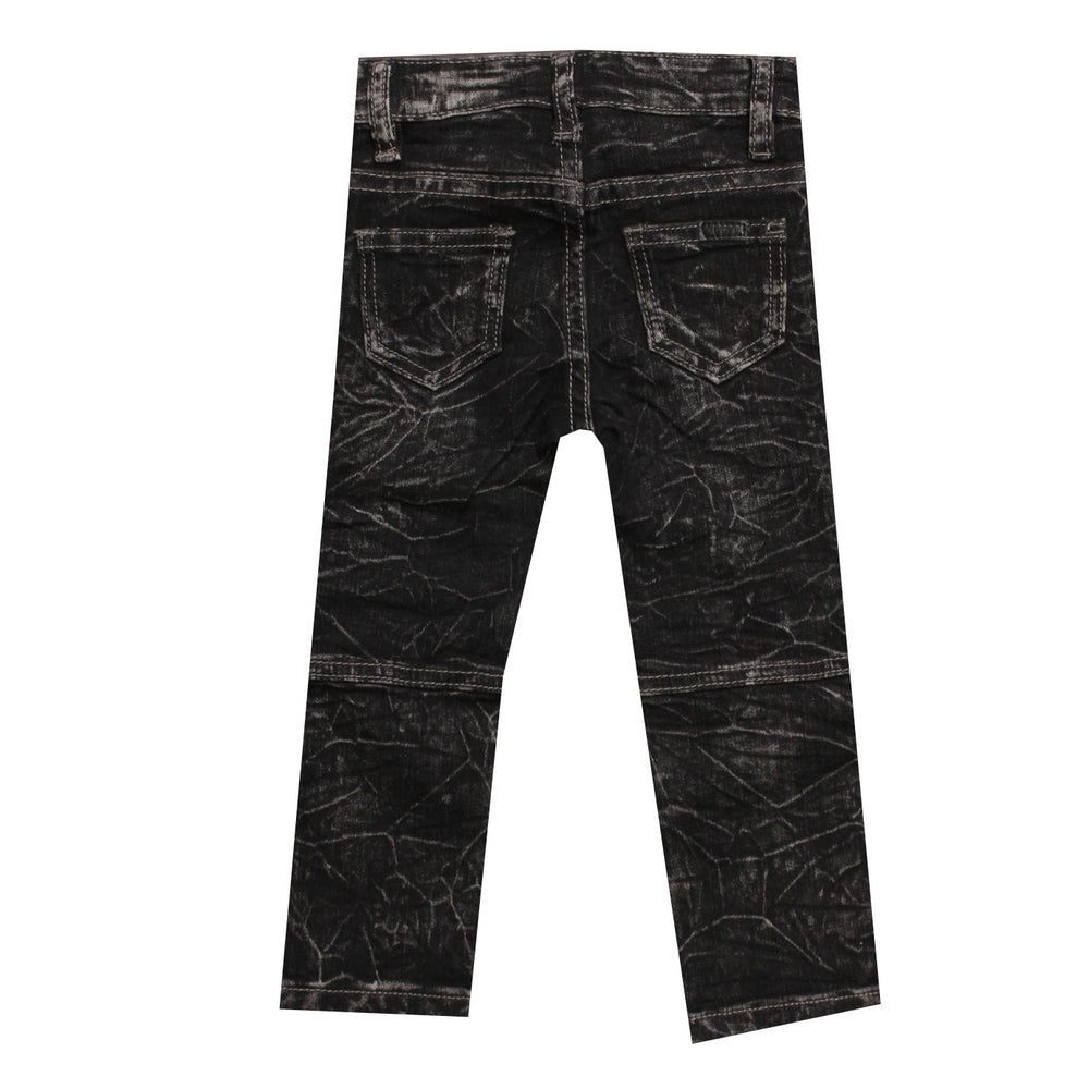 Haus of JR Seems Biker Denim in black wash – view 2 of 2