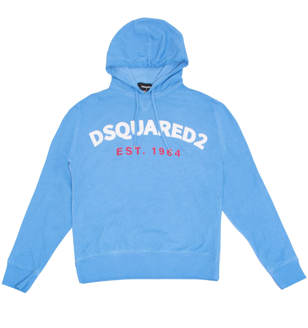 Dsquared2 Logo Hoodie in blue