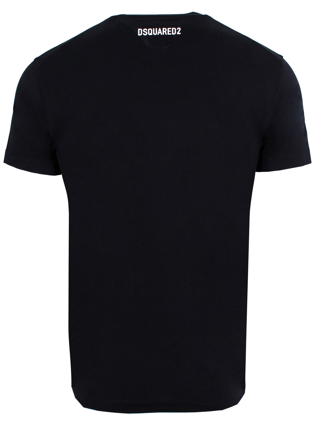 DSQUARED2 Leaf Graphic Short Sleeve Tee in black – view 2 of 2