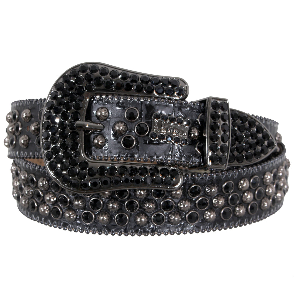 Black Belt with Black Crystals