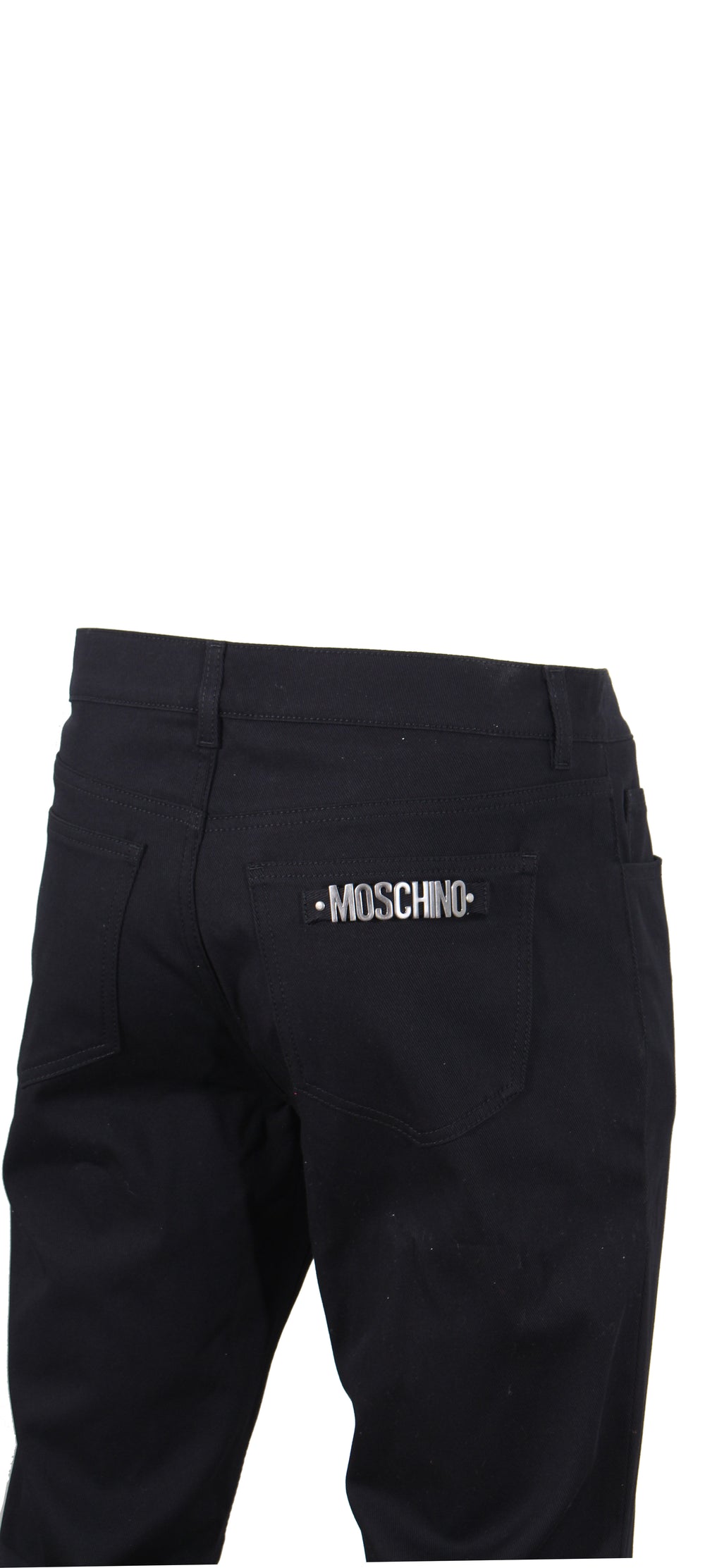 Black Denim with Back Pocket Logo