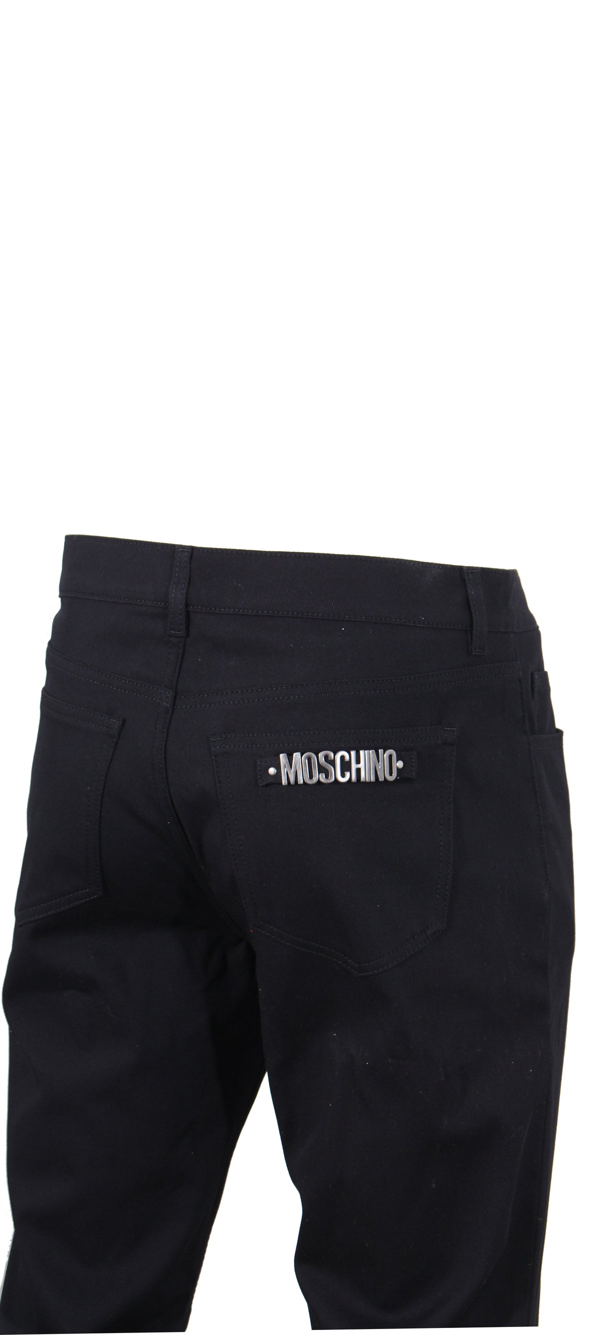 Black Denim with Back Pocket Logo