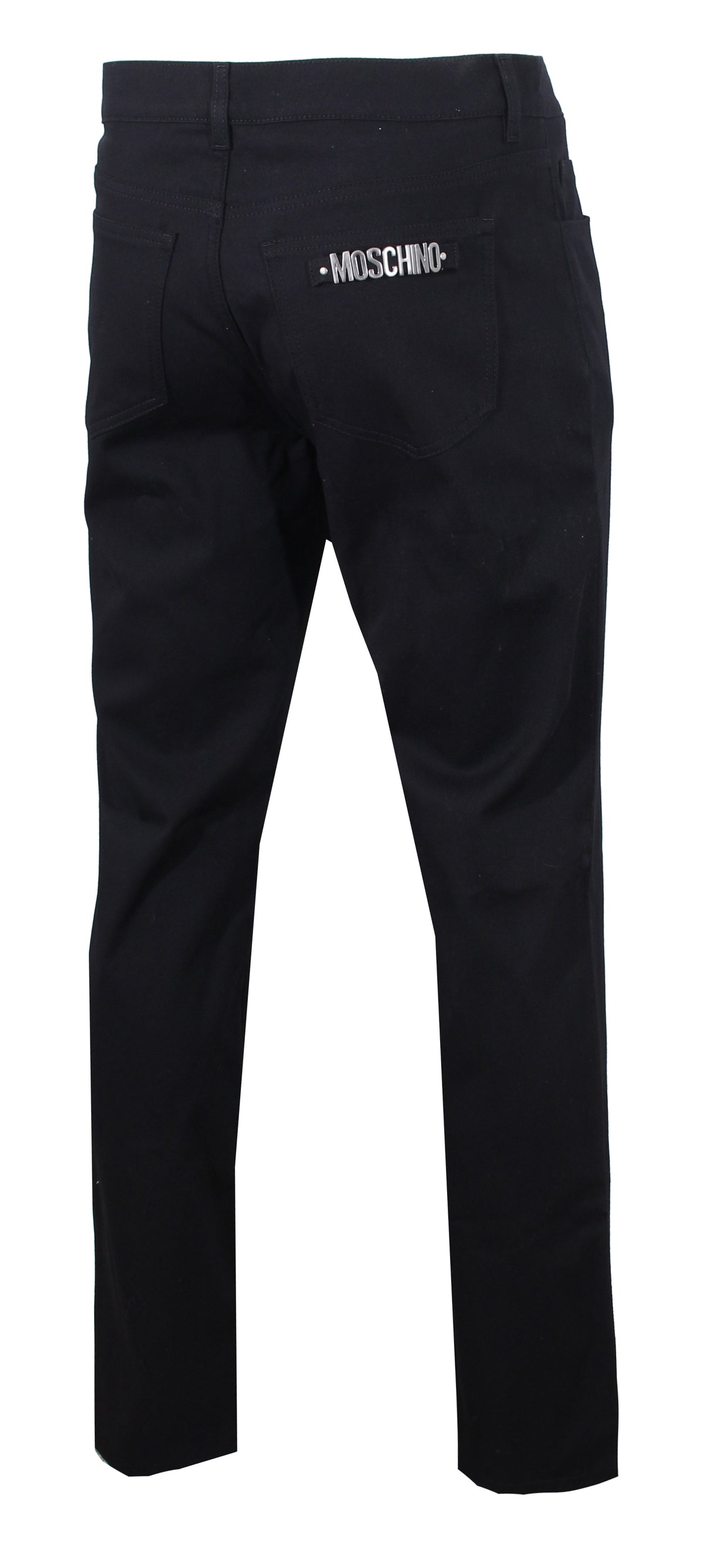 Black Denim with Back Pocket Logo