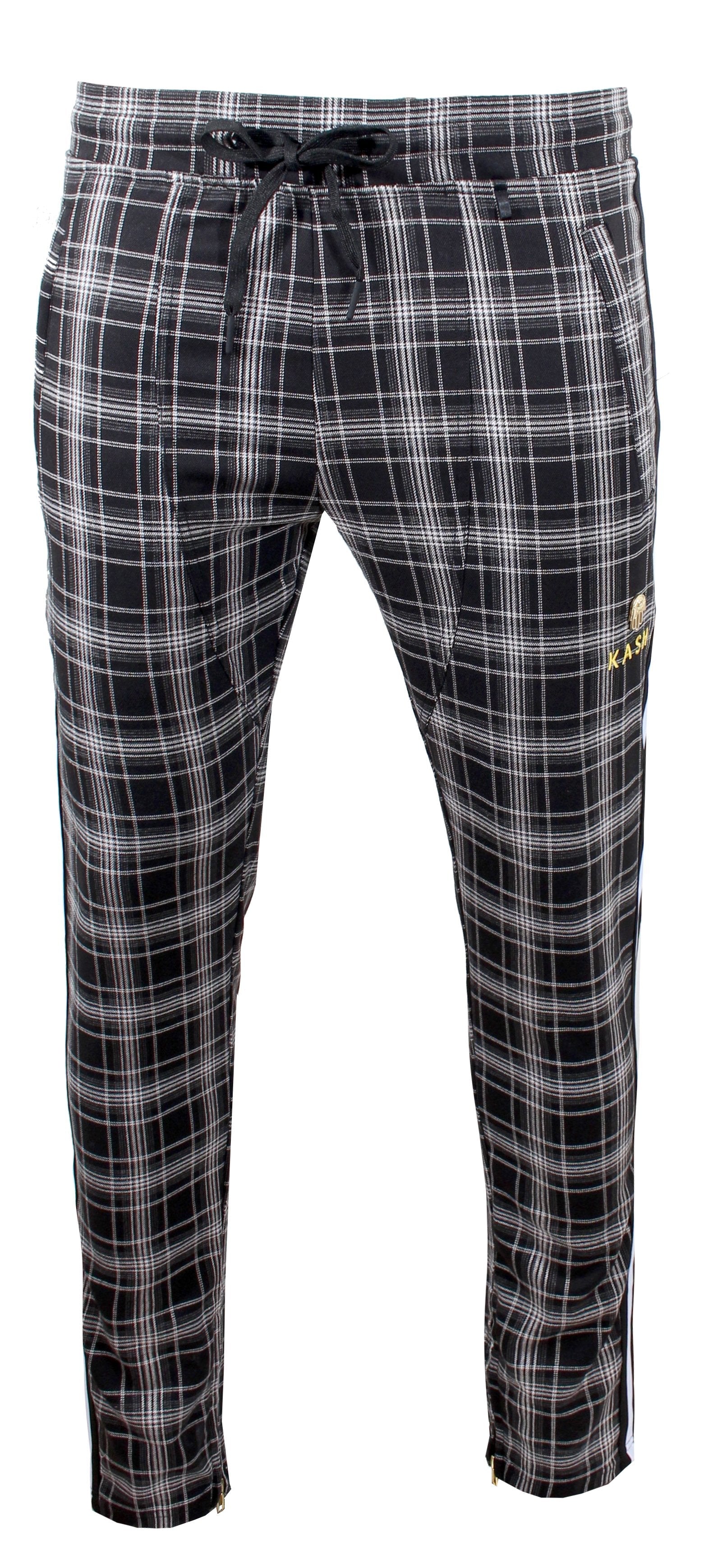 Plaid Track Pants