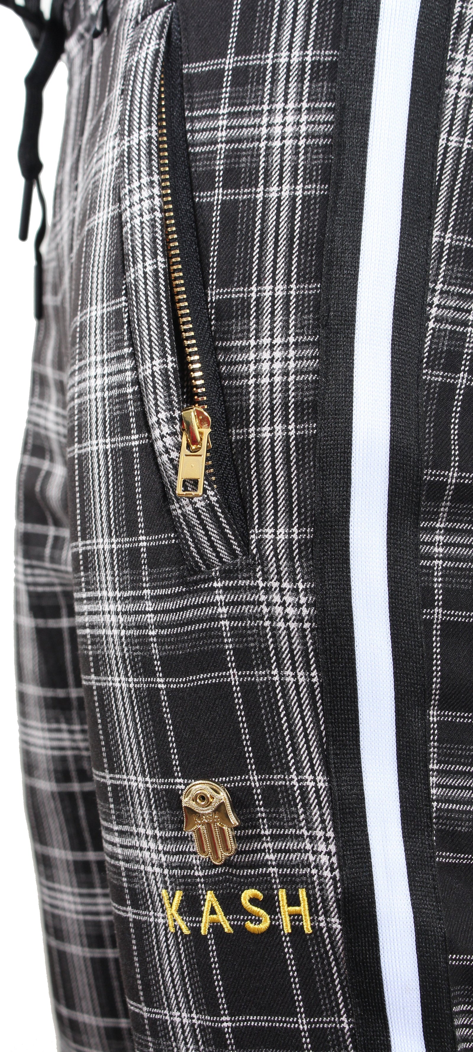 Plaid Track Pants