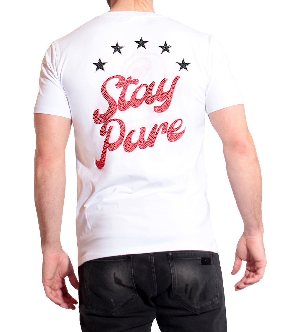 Pure Stay Pure Diamond Tee in white – view 1 of 4