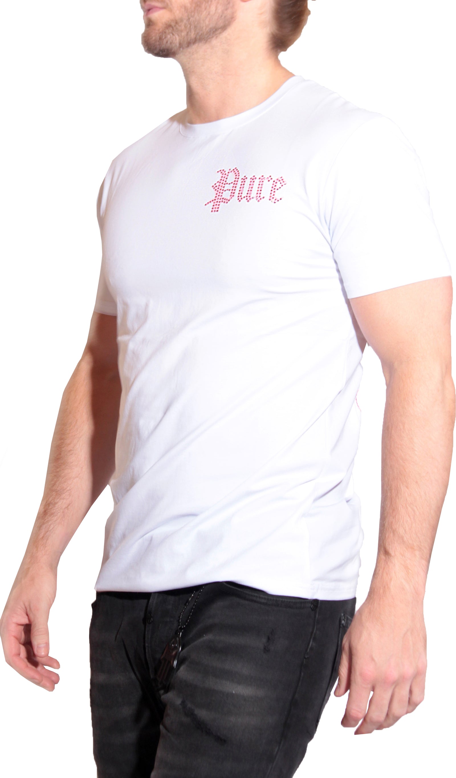 Pure Stay Pure Diamond Tee in white – view 2 of 4
