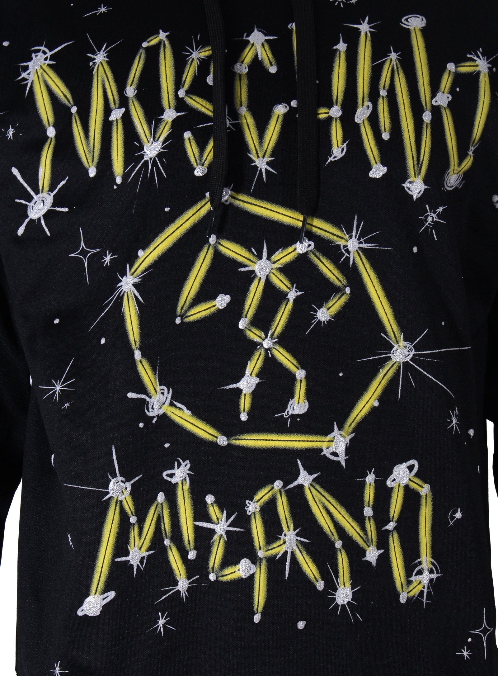 Moschino Graphic Pullover Hoodie in black – view 2 of 3