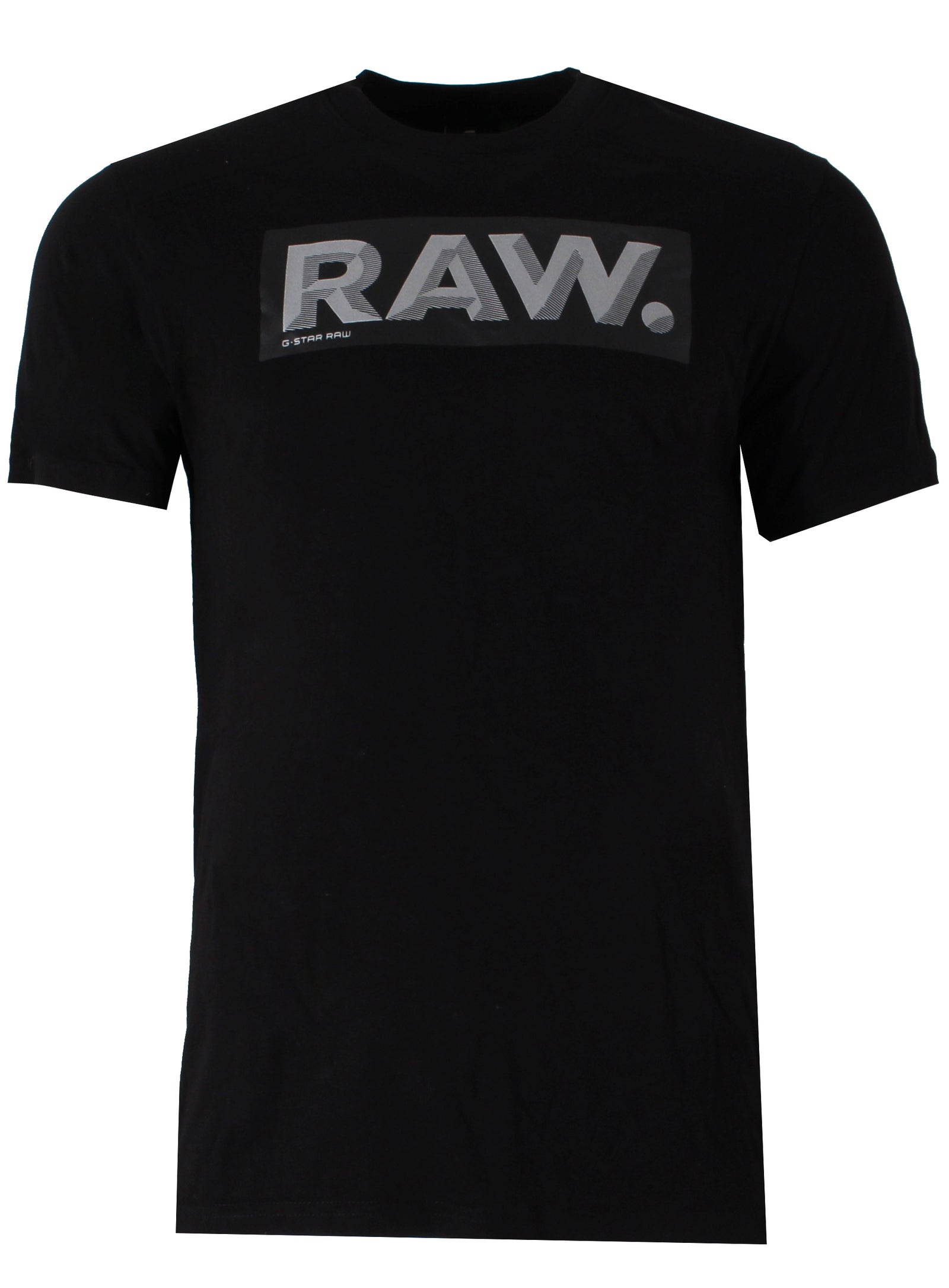 G-Star RAW Reinforced Reflective Raw Logo Tee in black – view 1 of 1