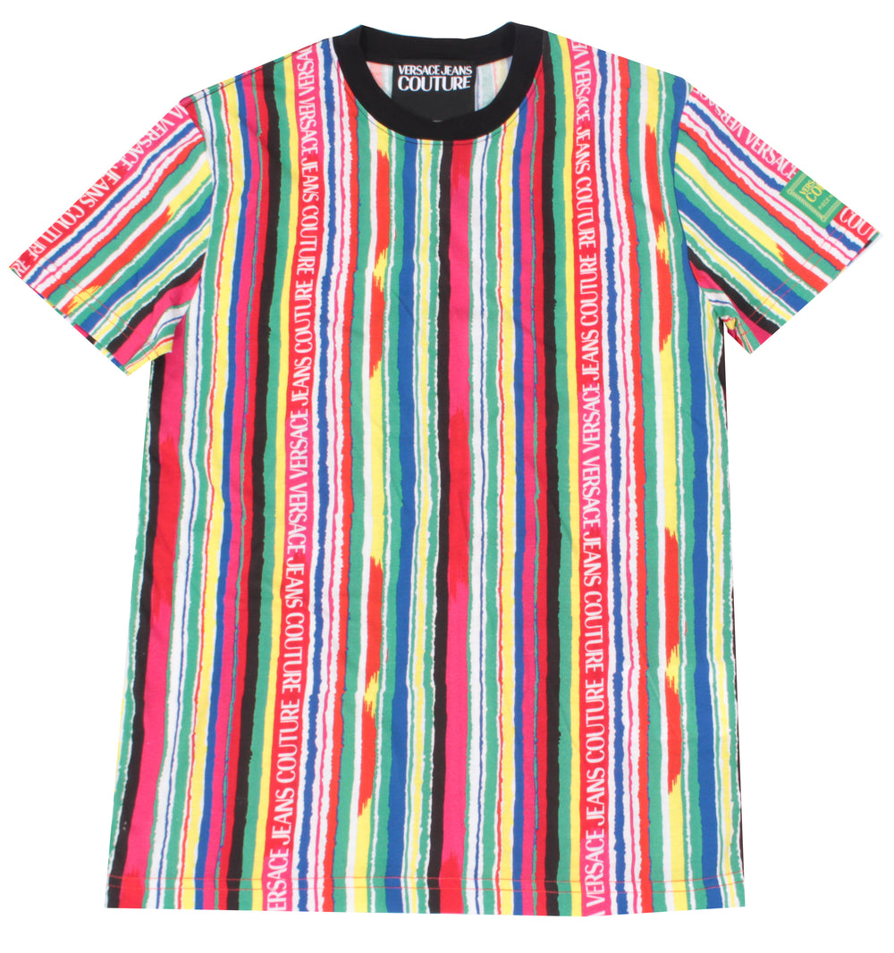 Versace Jeans Couture Allover Print Tee in multicolor – view 1 of 2