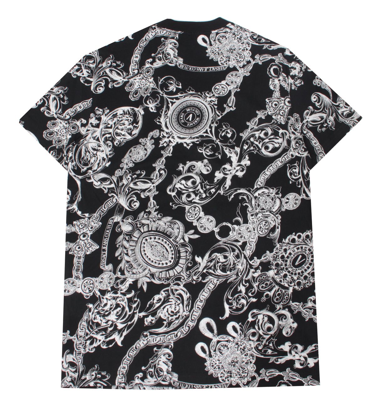 Black and White Baroque Print Tee