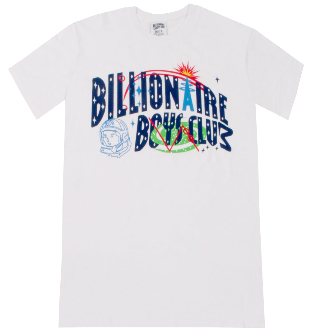 Billionaire Boys Club BB Future Arch Short Sleeve Tee in white