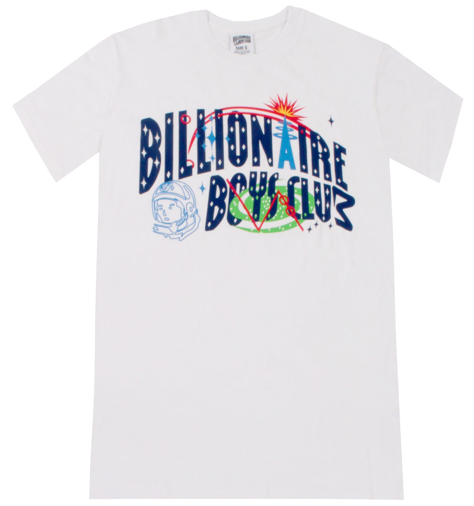 Billionaire Boys Club BB Future Arch Short Sleeve Tee in white