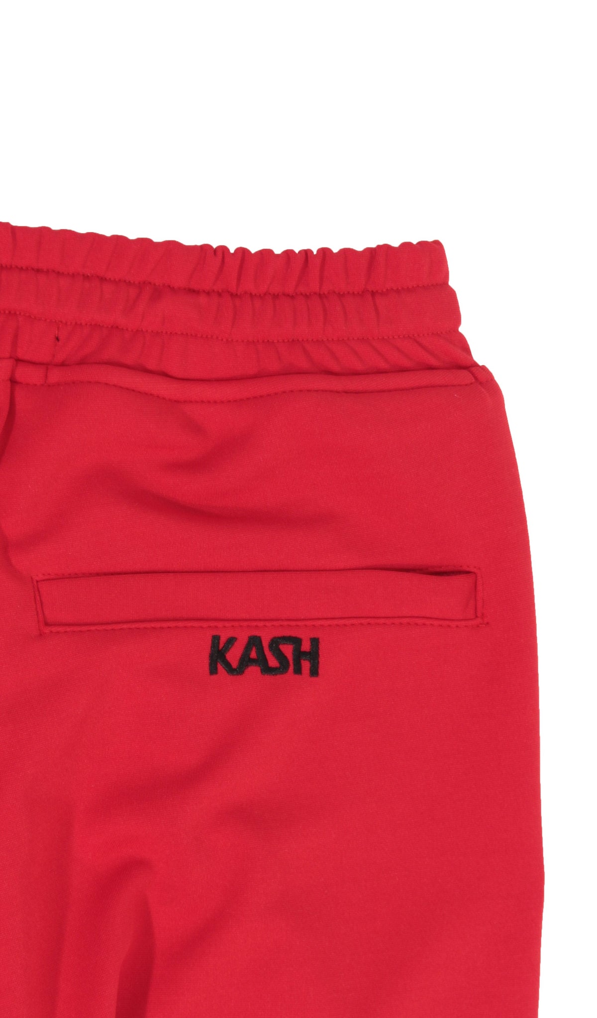 Kash Track Pant W/ Embroidery - Red