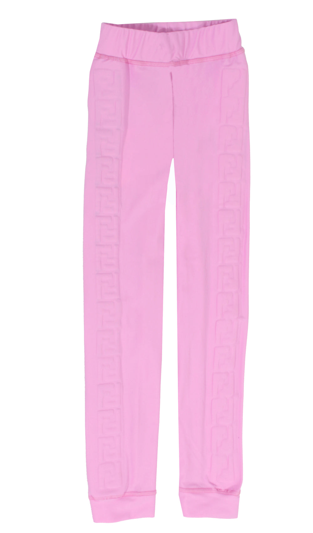 Fendi Girl Leggings with 3D FF on Sides in pink – view 1 of 3