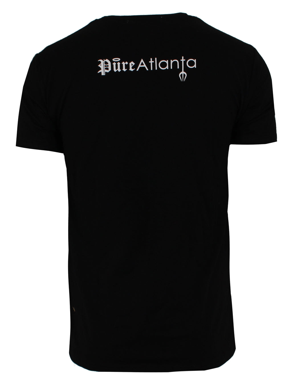Pure Tee with white block devil and angel graphic in black – view 5 of 5