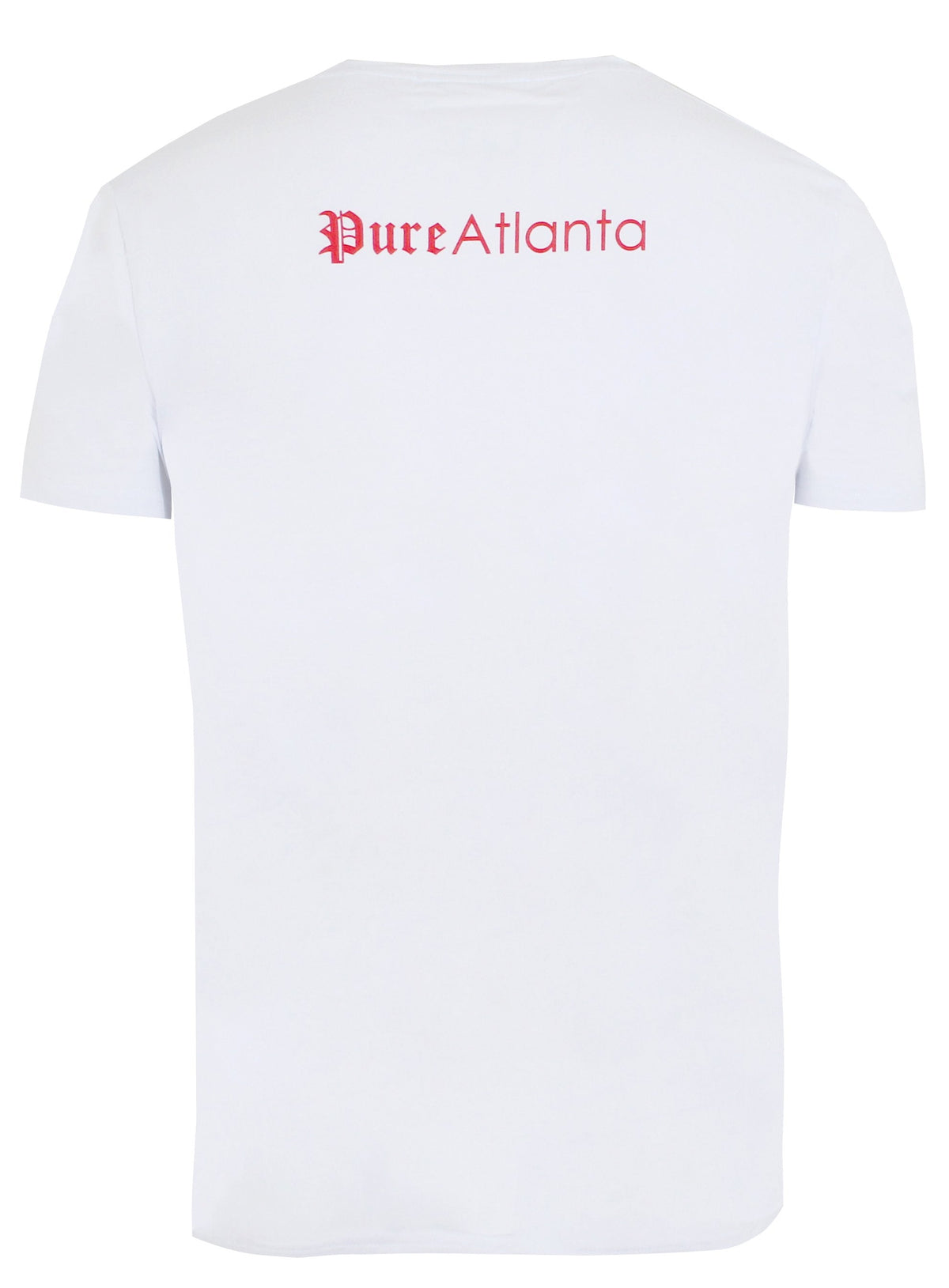 STRETCH PURE TEE WHITE W| RED BLOCK LOGO
