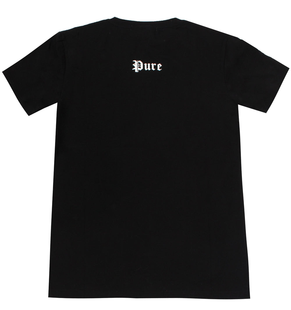 Pure 4:04 Pure Atlanta Time Tee Shirt in black – view 2 of 4