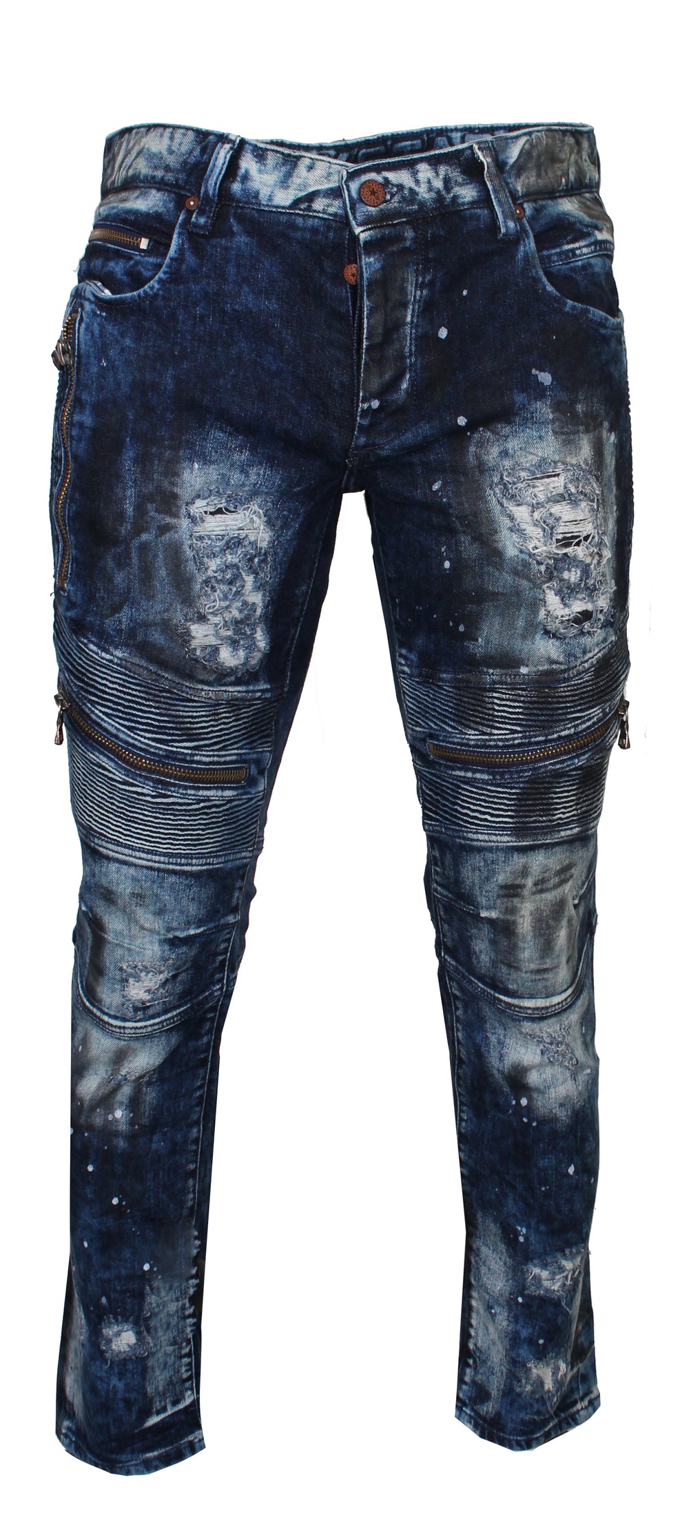 Rockstar Xavier Biker Denim in black