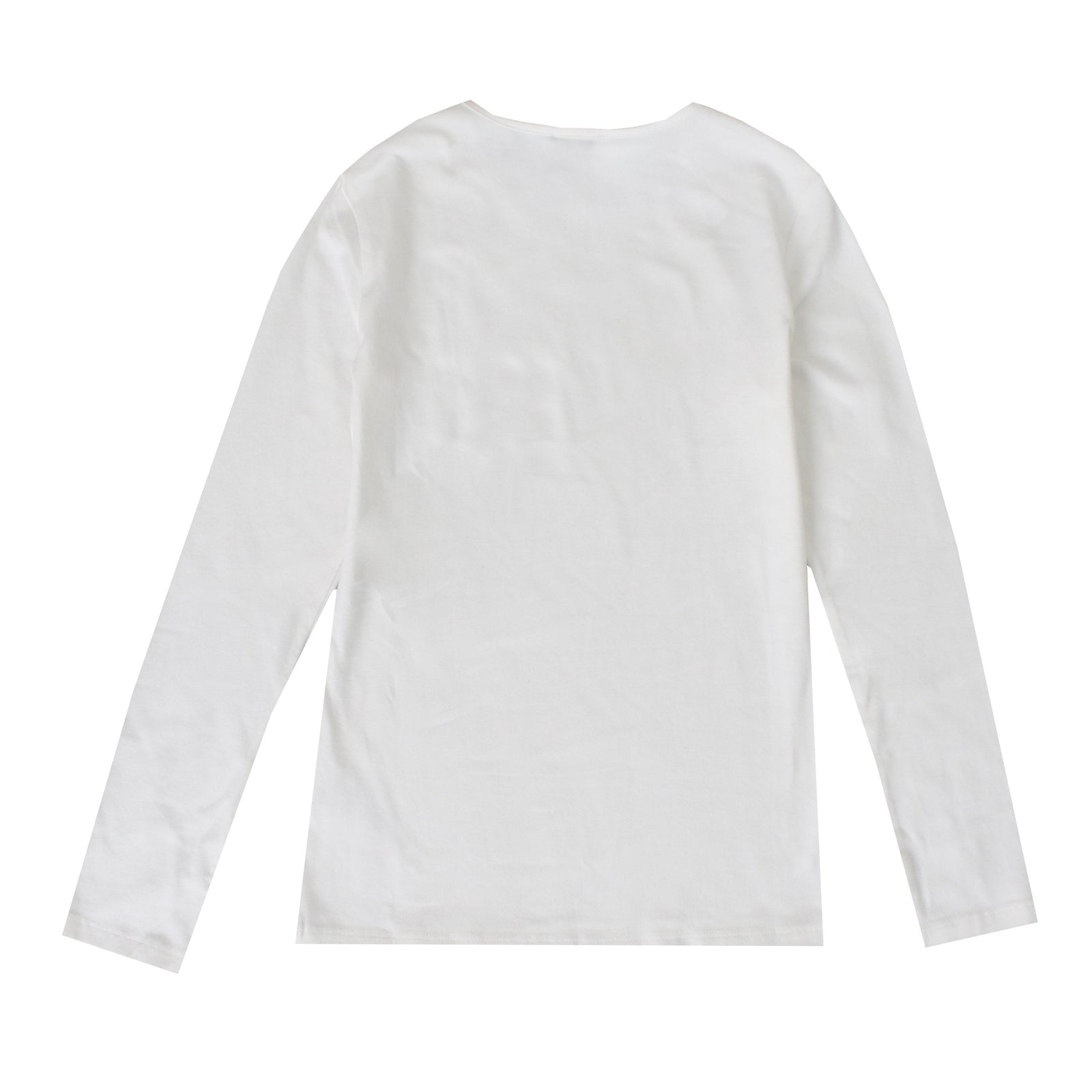 Kenzo Girls Long Sleeve Eyes Logo Tee in off white – view 2 of 2
