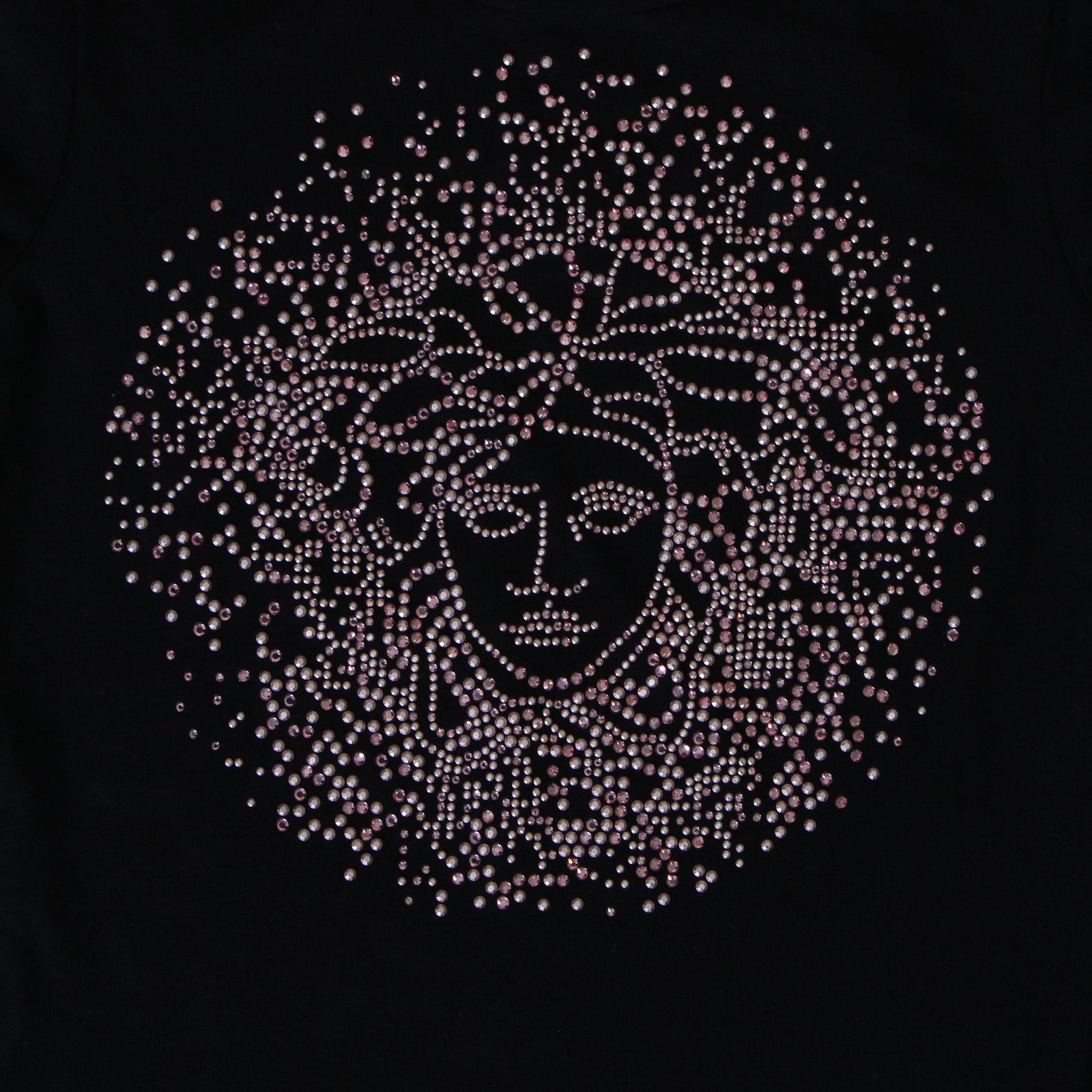 Girls Short Sleeve Embellished Medusa Tee