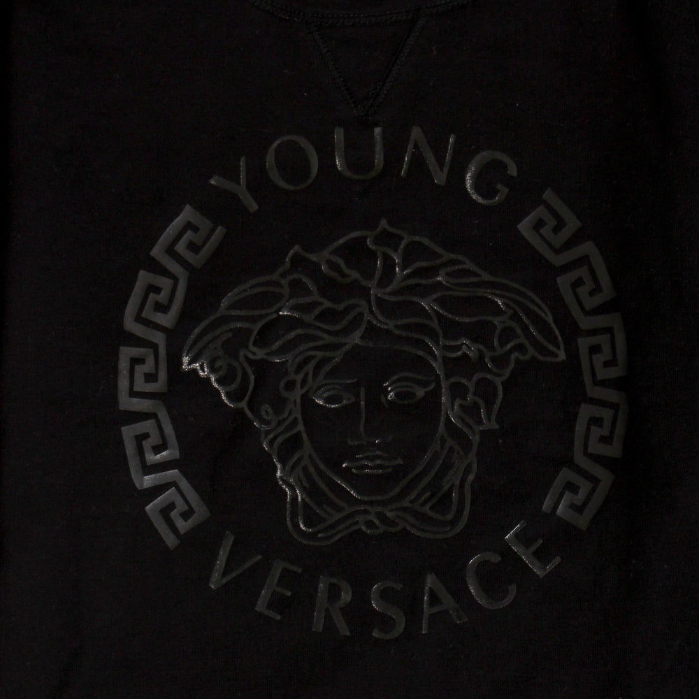 Young Versace Kids Crewneck Sweatshirt in black – view 2 of 3