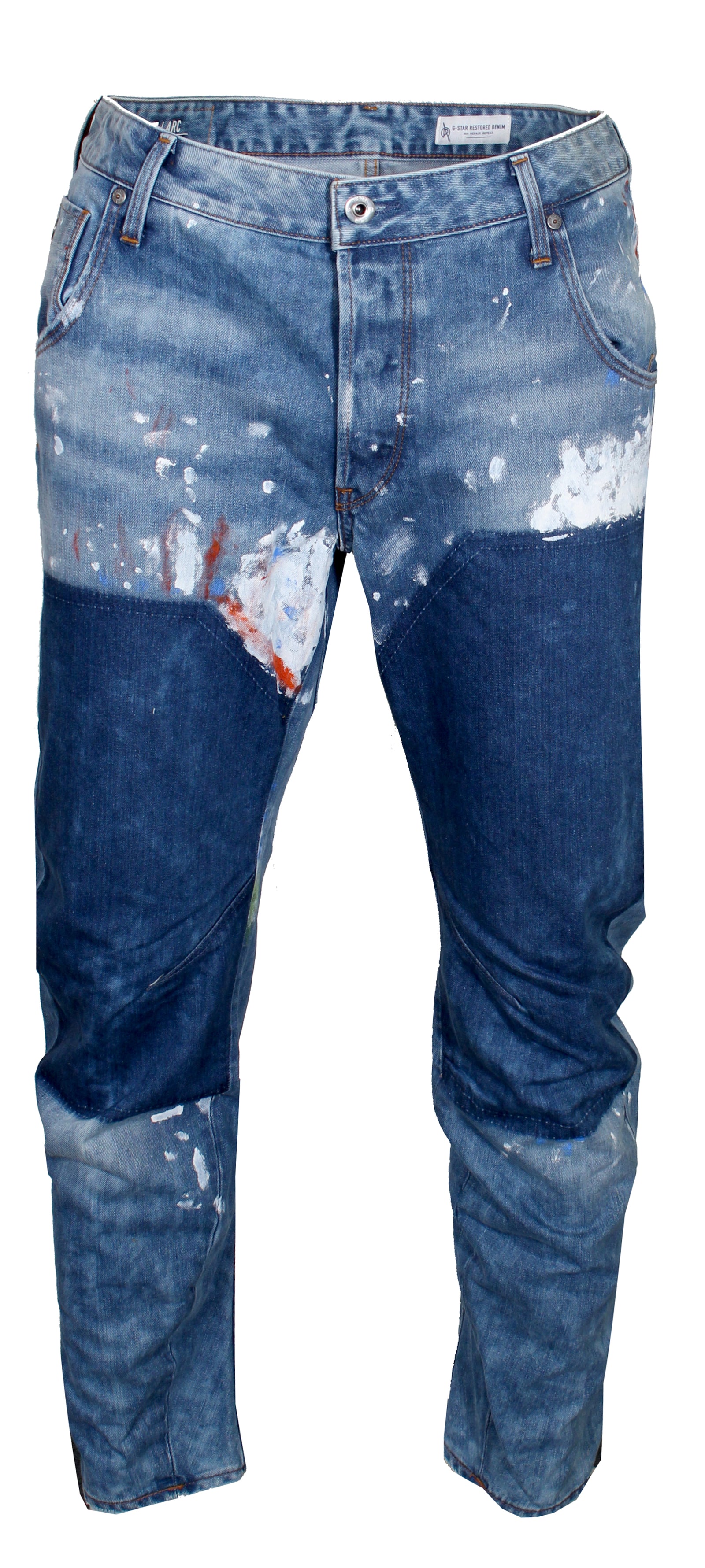 Arc 3D Tapered Splatter Denim