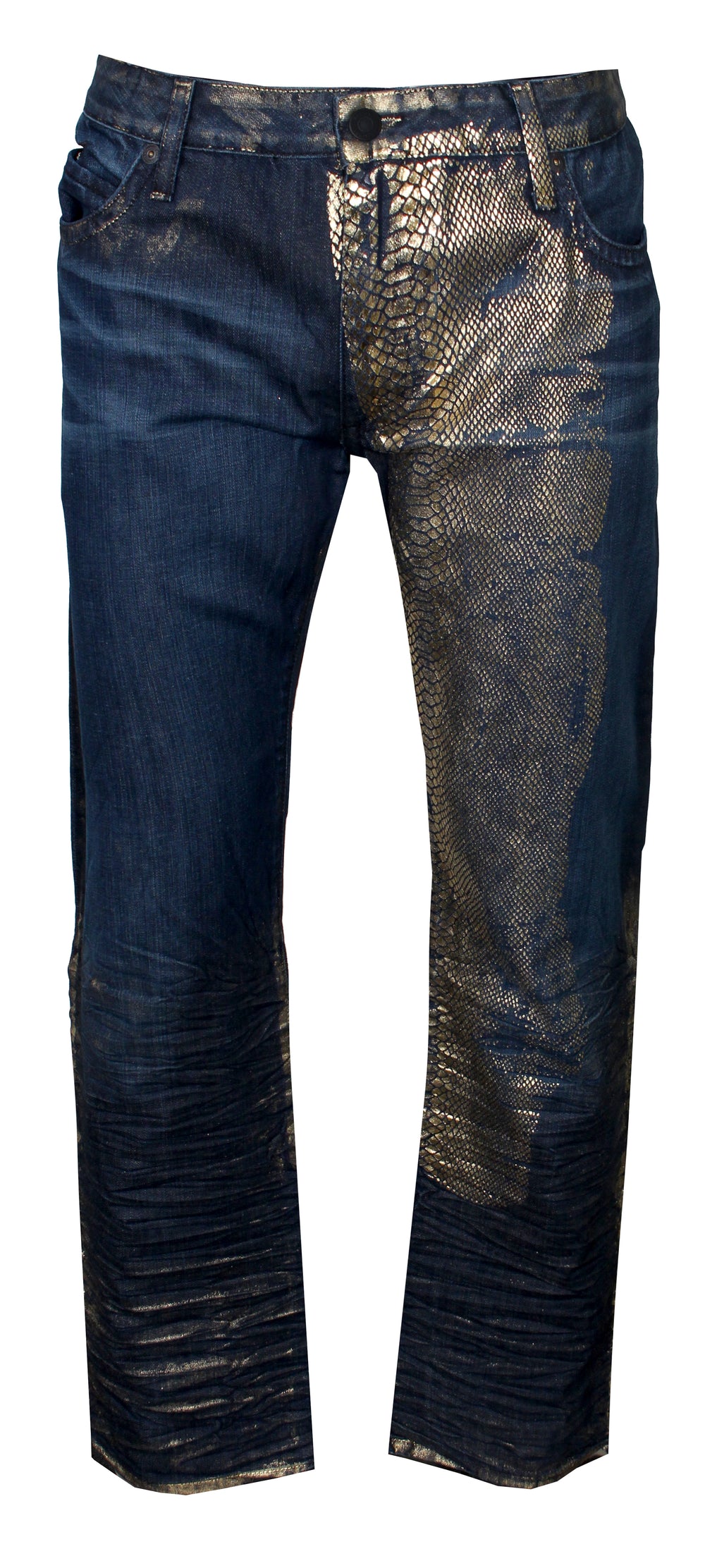 Robin's Jean Monatana Snake Gold