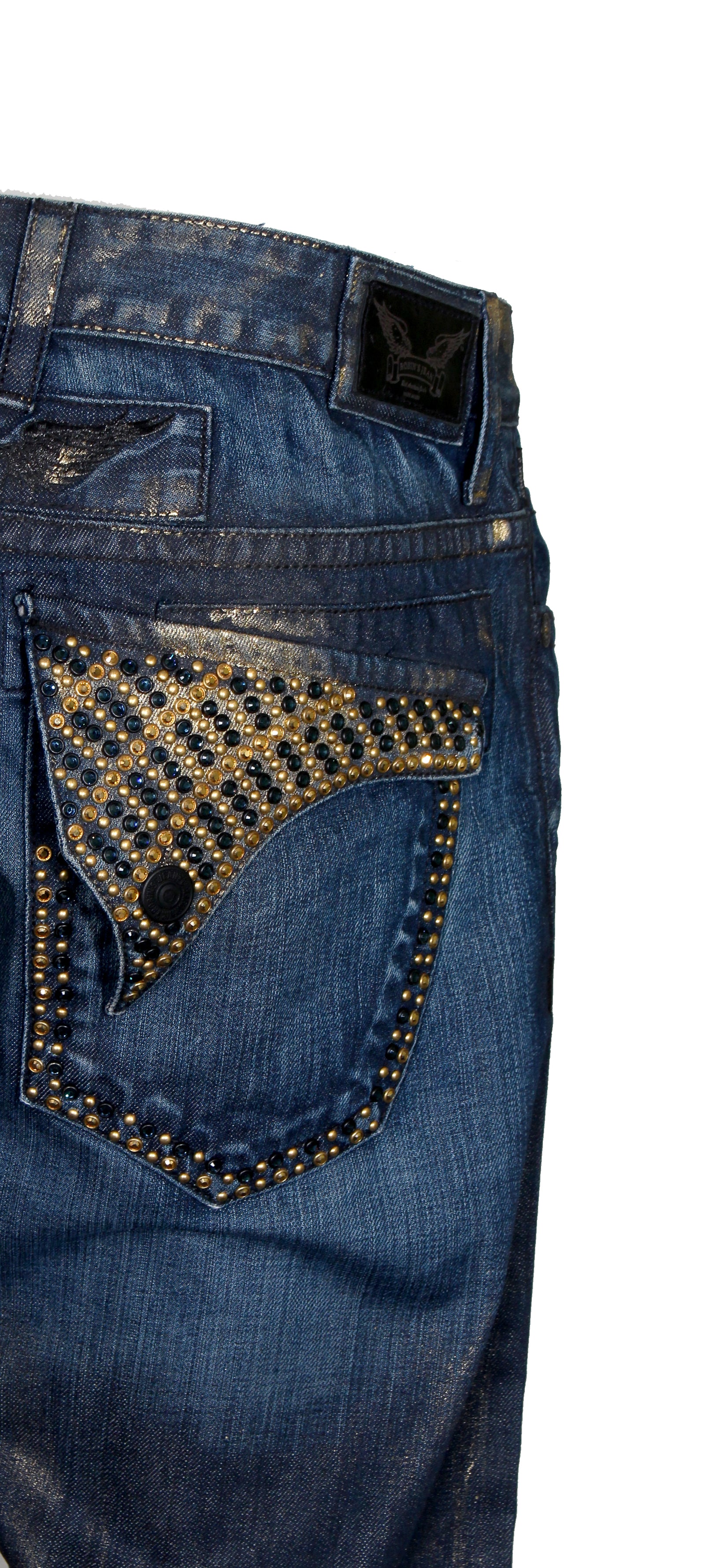 Robin's Jean Monatana Snake Gold