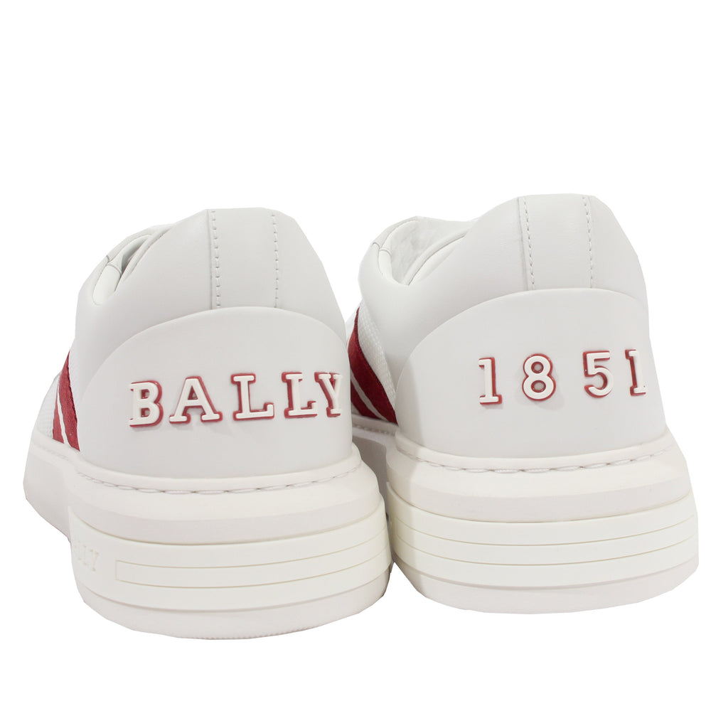 Bally Melys Leather Sneakers in White – view 3 of 4