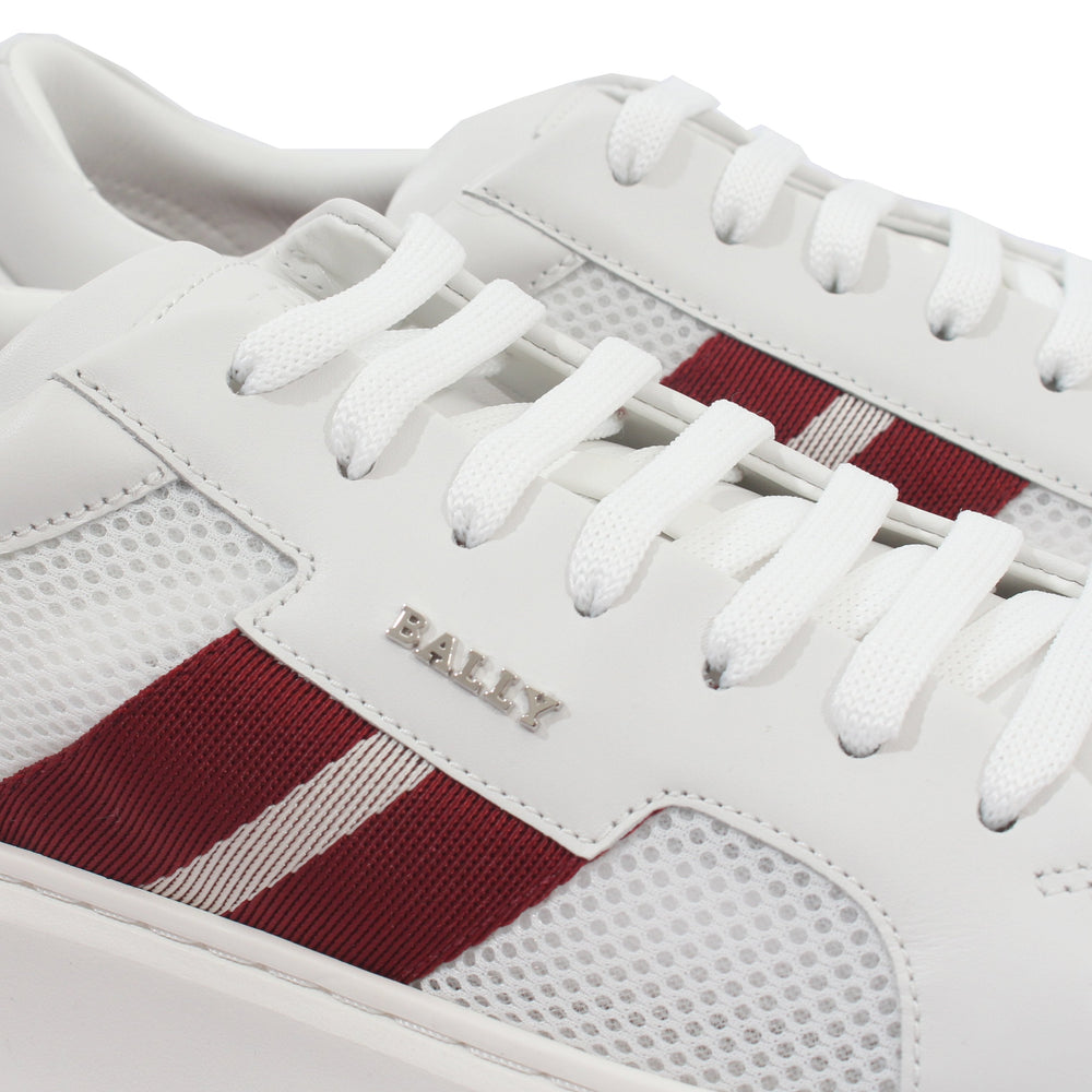 Bally Melys Leather Sneakers in White – view 2 of 4